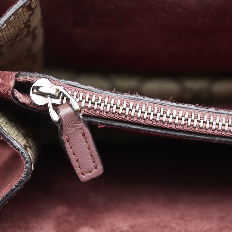 Gucci Gucci Gucci GG Blooms Dionysus Chain Shoulder Bag 400249 Beige Wine Red PVC Suede Plastic Shoulder Bag 400249 in Very Good Condition Size ONE SIZE - 9 Thumbnail