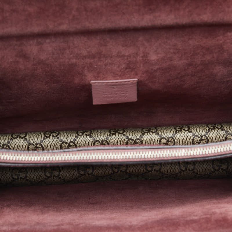 Gucci Gucci Gucci GG Blooms Dionysus Chain Shoulder Bag 400249 Beige Wine Red PVC Suede Plastic Shoulder Bag 400249 in Very Good Condition Size ONE SIZE - 8 Thumbnail