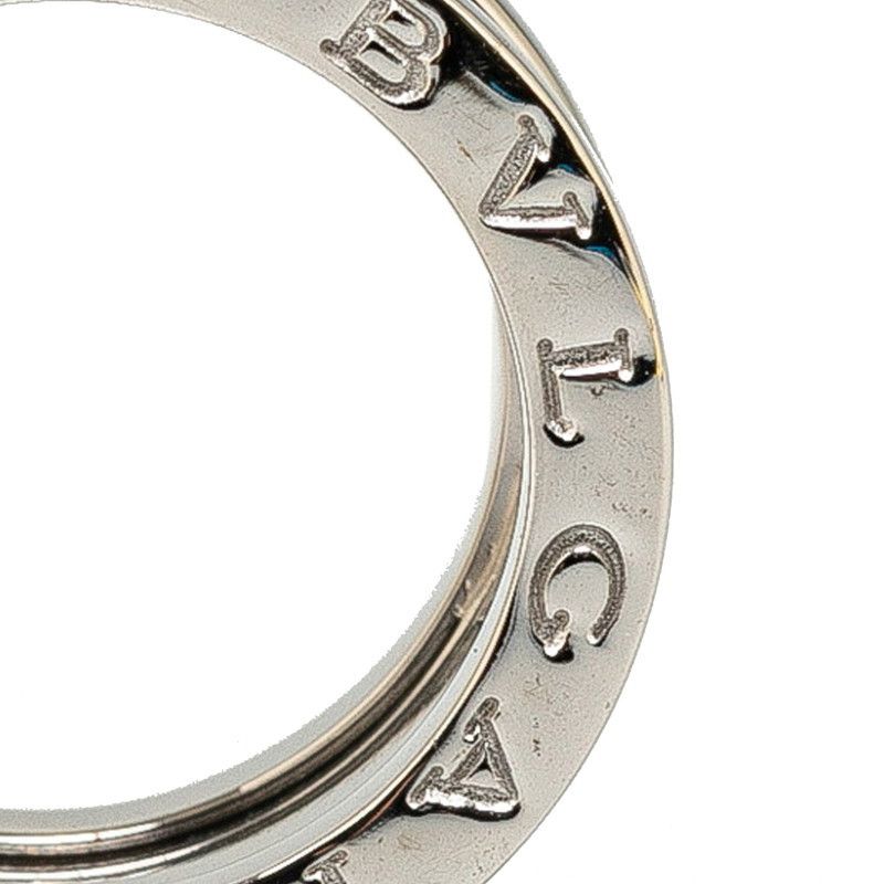 Bvlgari Bvlgari Bvlgari B-Zero 3 Band Link Ring K18WG White Gold Metal Ring in Very Good Condition Size ONE SIZE - 5 Thumbnail