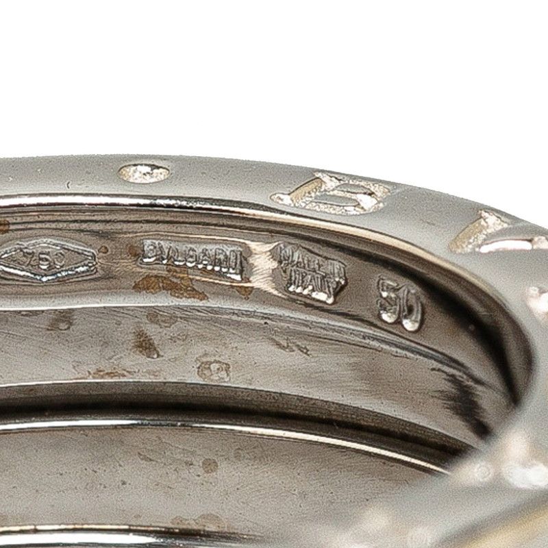 Bvlgari Bvlgari Bvlgari B-Zero 3 Band Link Ring K18WG White Gold Metal Ring in Very Good Condition Size ONE SIZE - 7 Thumbnail