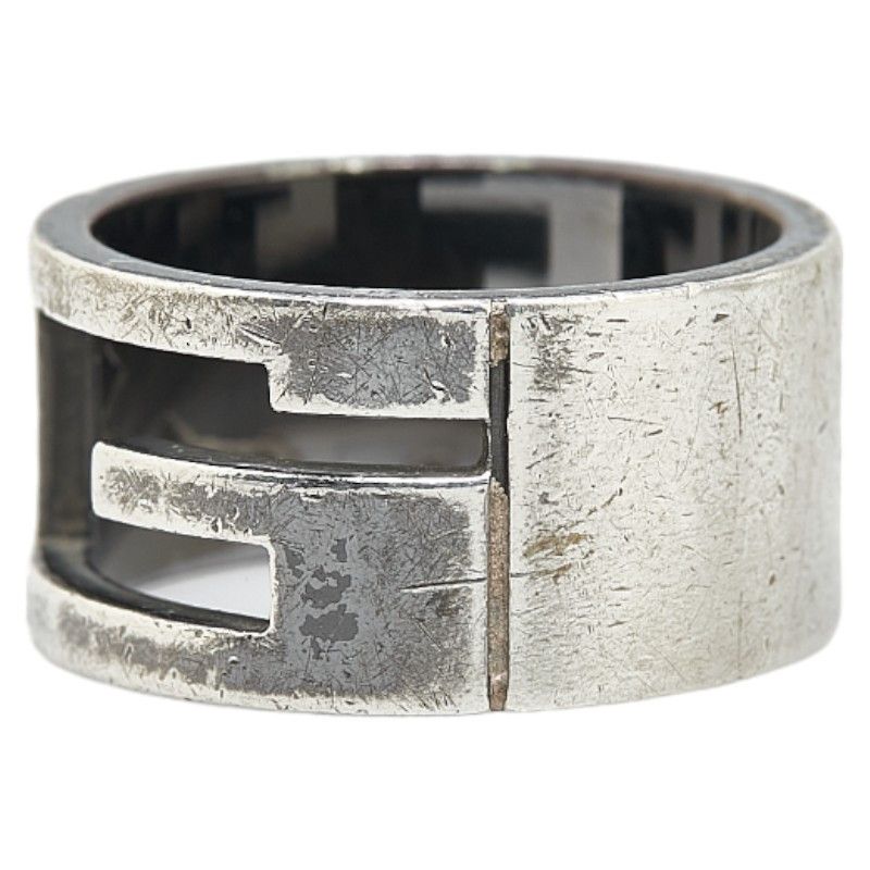 Gucci Gucci Gucci Branded G Ring SV925 Silver #22 Metal Ring in Very Good Condition Size ONE SIZE - 3 Thumbnail