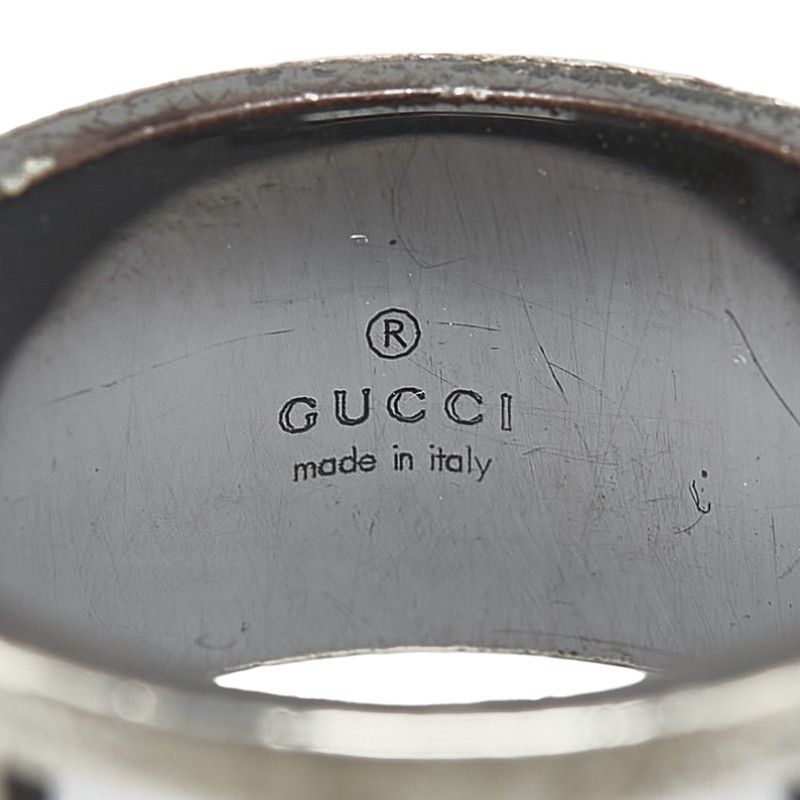 Gucci Gucci Gucci Branded G Ring SV925 Silver #22 Metal Ring in Very Good Condition Size ONE SIZE - 6 Thumbnail