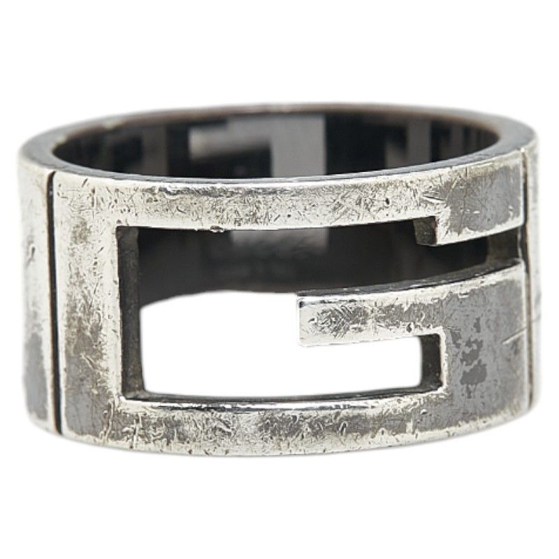 Gucci Gucci Gucci Branded G Ring SV925 Silver #22 Metal Ring in Very Good Condition Size ONE SIZE - 2 Thumbnail