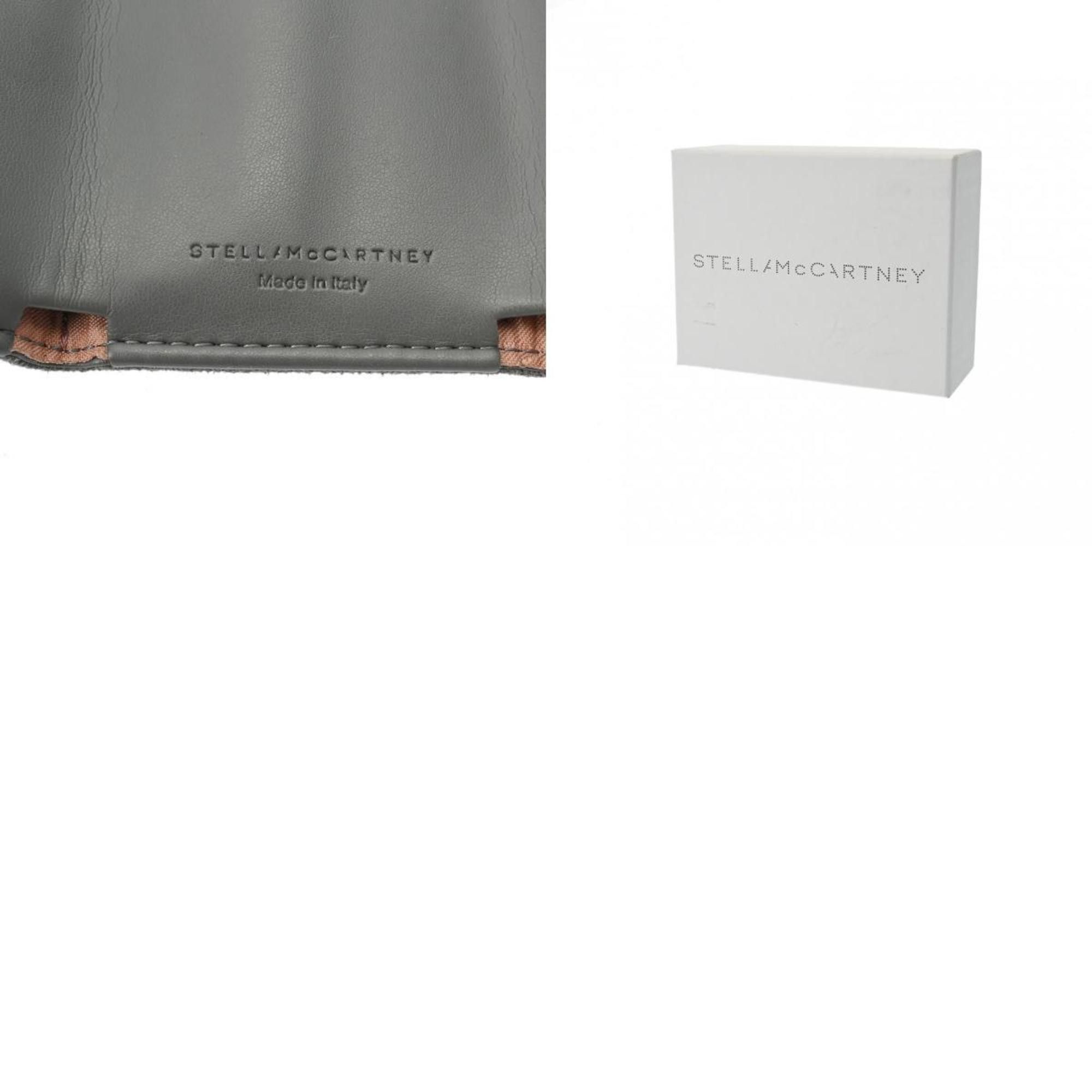 Stella McCartney STELLA MCCARTNEY Falabella Small Wallet, Grey, Women's, Polyester, Tri-fold Wallet Size ONE SIZE - 13 Thumbnail