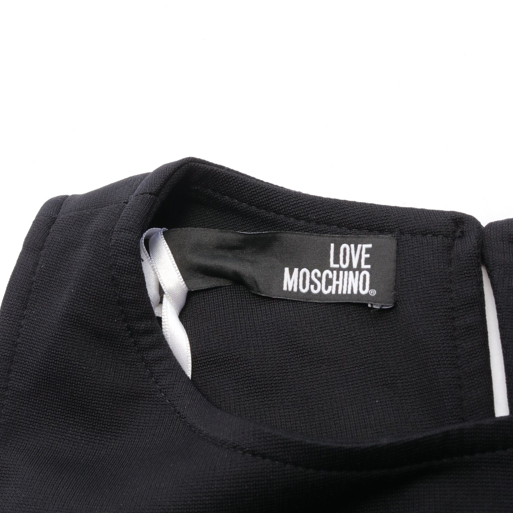 Moschino Moschino One Piece Rayon Black Logo Embroidery Size ONE SIZE - 3 Thumbnail