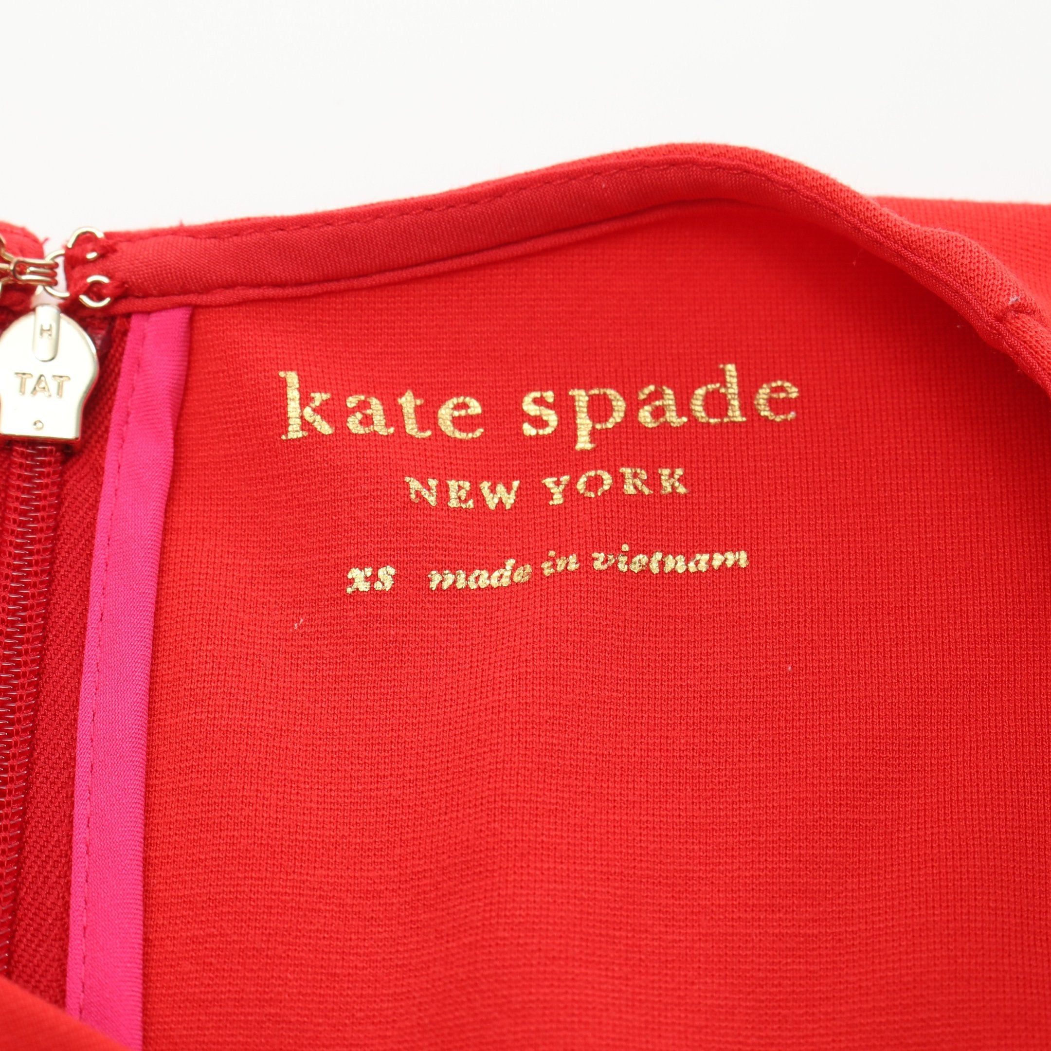 Kate Spade Kate Spade One Piece Frill Rayon Red Size ONE SIZE - 3 Thumbnail