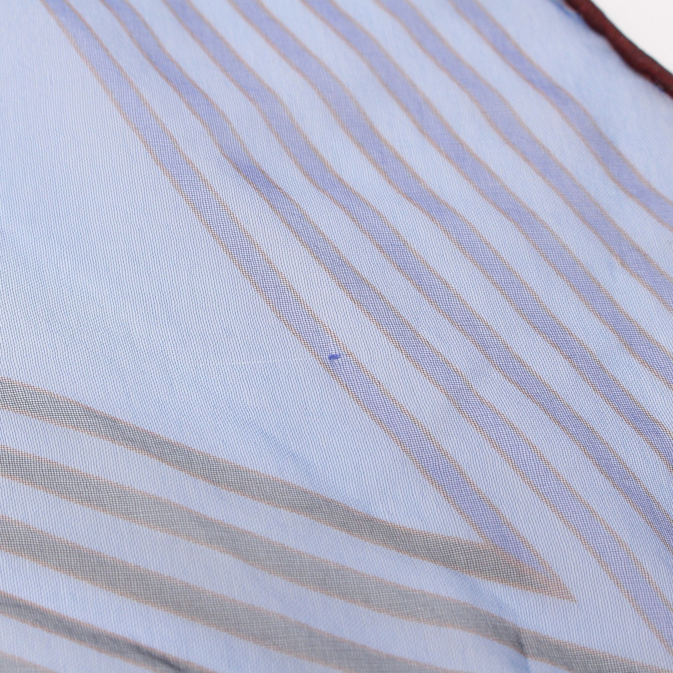 Hermes Hermes Losange Scarf Stripe Silk Blue Multicolor Size ONE SIZE - 6 Thumbnail