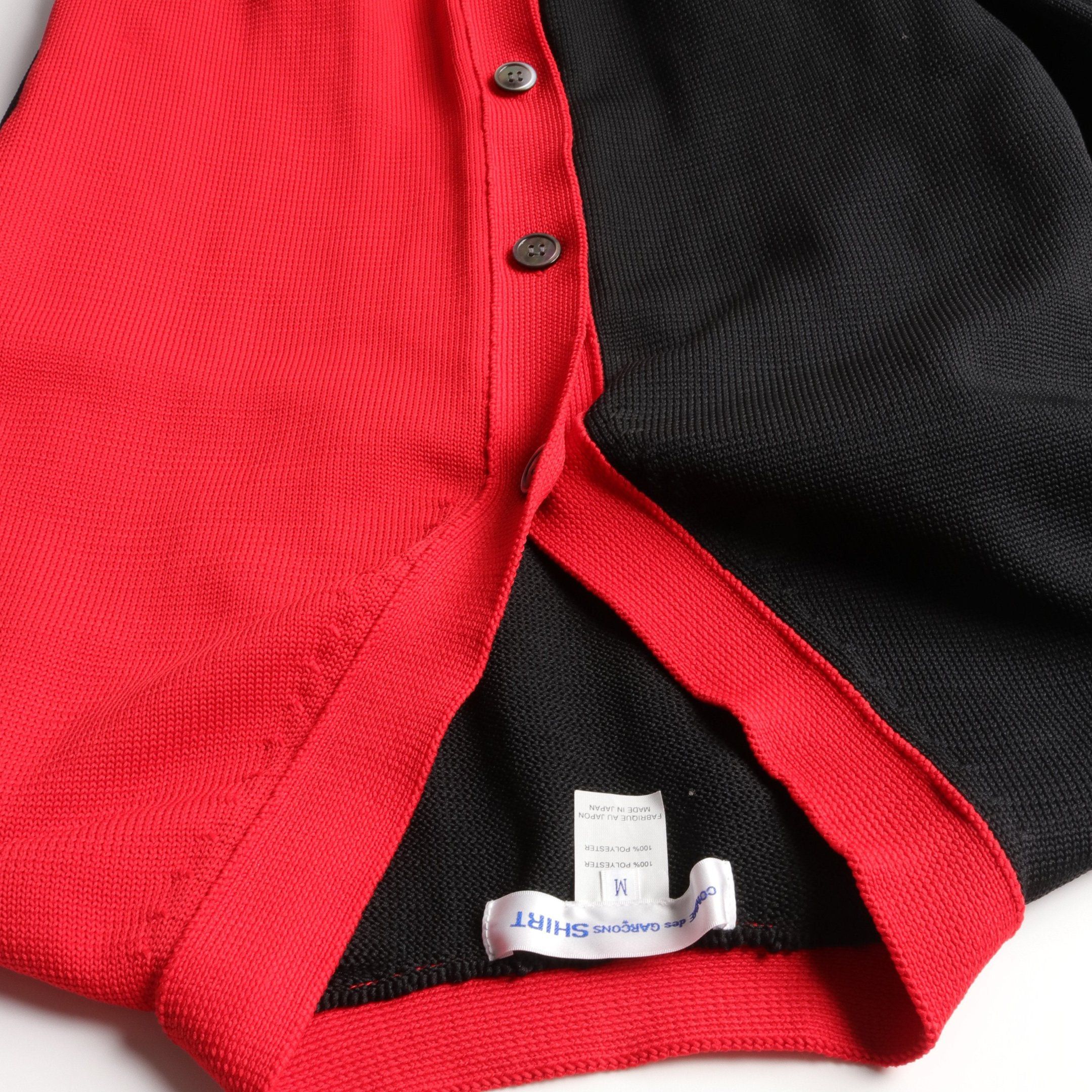 Comme des Garcons Comme Des Garcons Cardigan V-Neck Black Red Size ONE SIZE - 5 Thumbnail