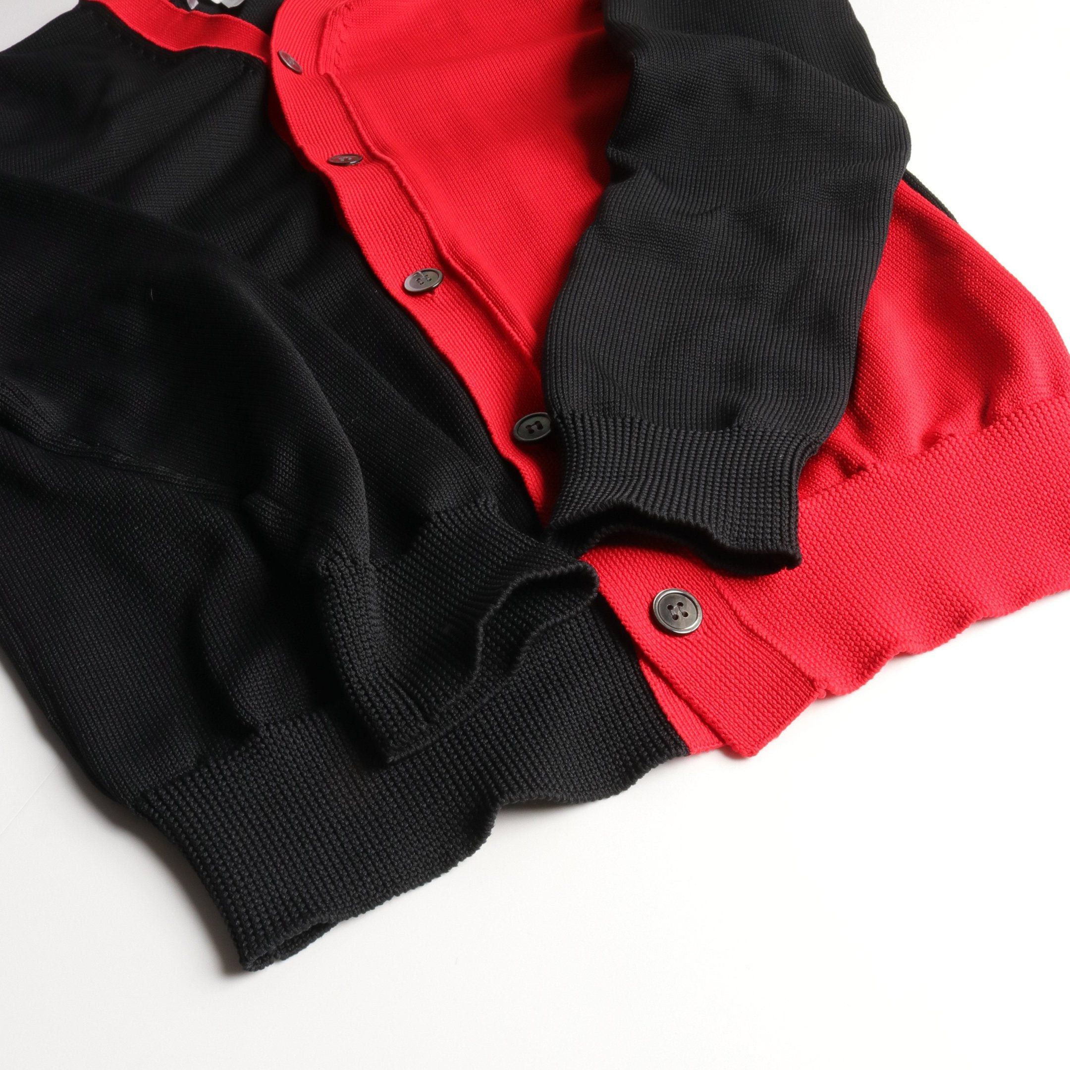 Comme des Garcons Comme Des Garcons Cardigan V-Neck Black Red Size ONE SIZE - 6 Thumbnail