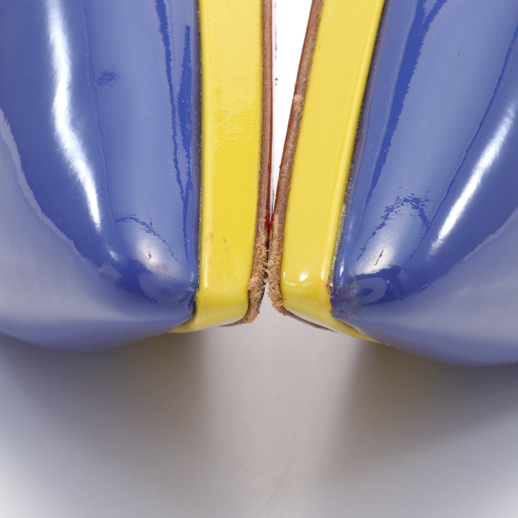 Christian Louboutin Christian Louboutin Pumps Patent Leather Blue Yellow Red Size ONE SIZE - 10 Thumbnail
