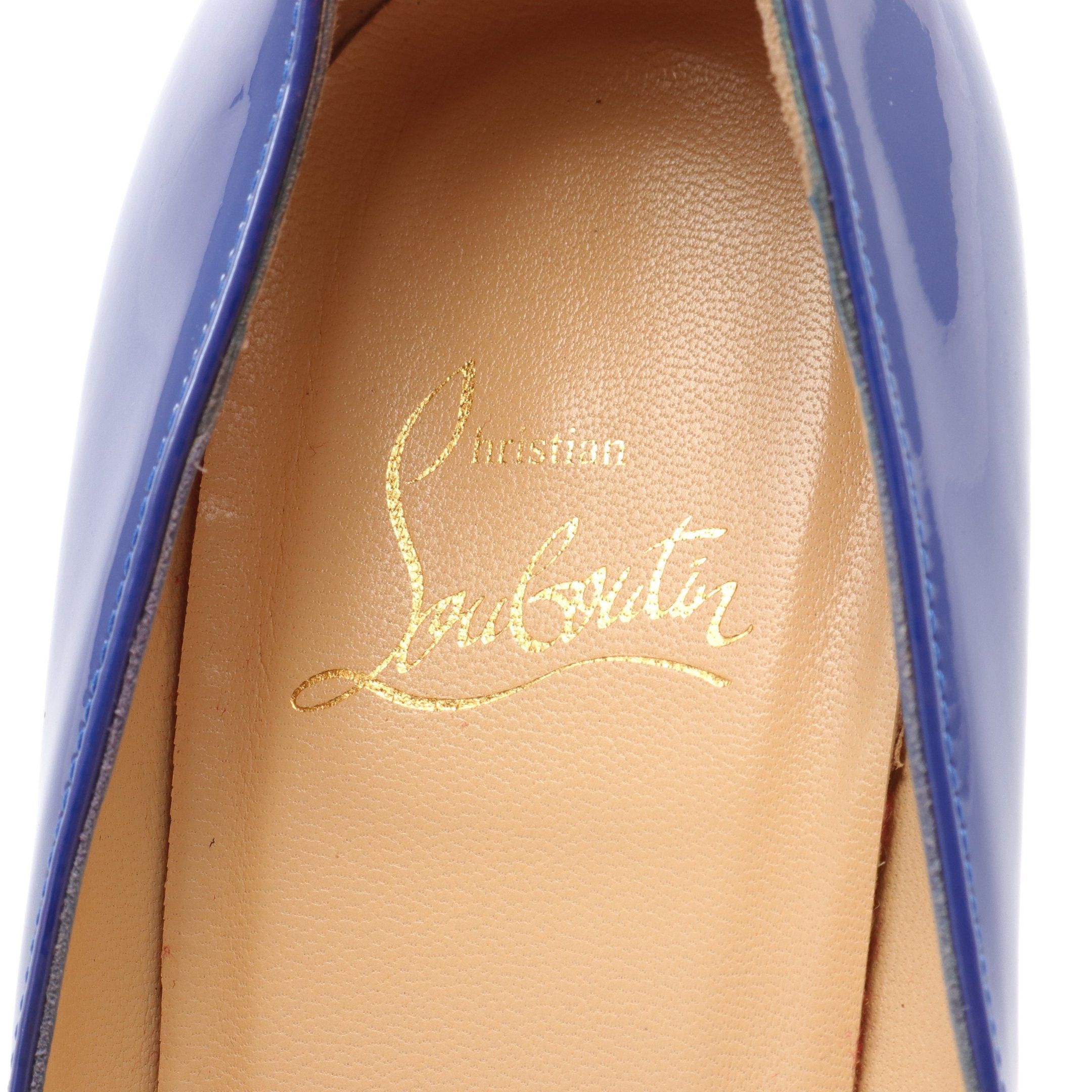 Christian Louboutin Christian Louboutin Pumps Patent Leather Blue Yellow Red Size ONE SIZE - 5 Thumbnail