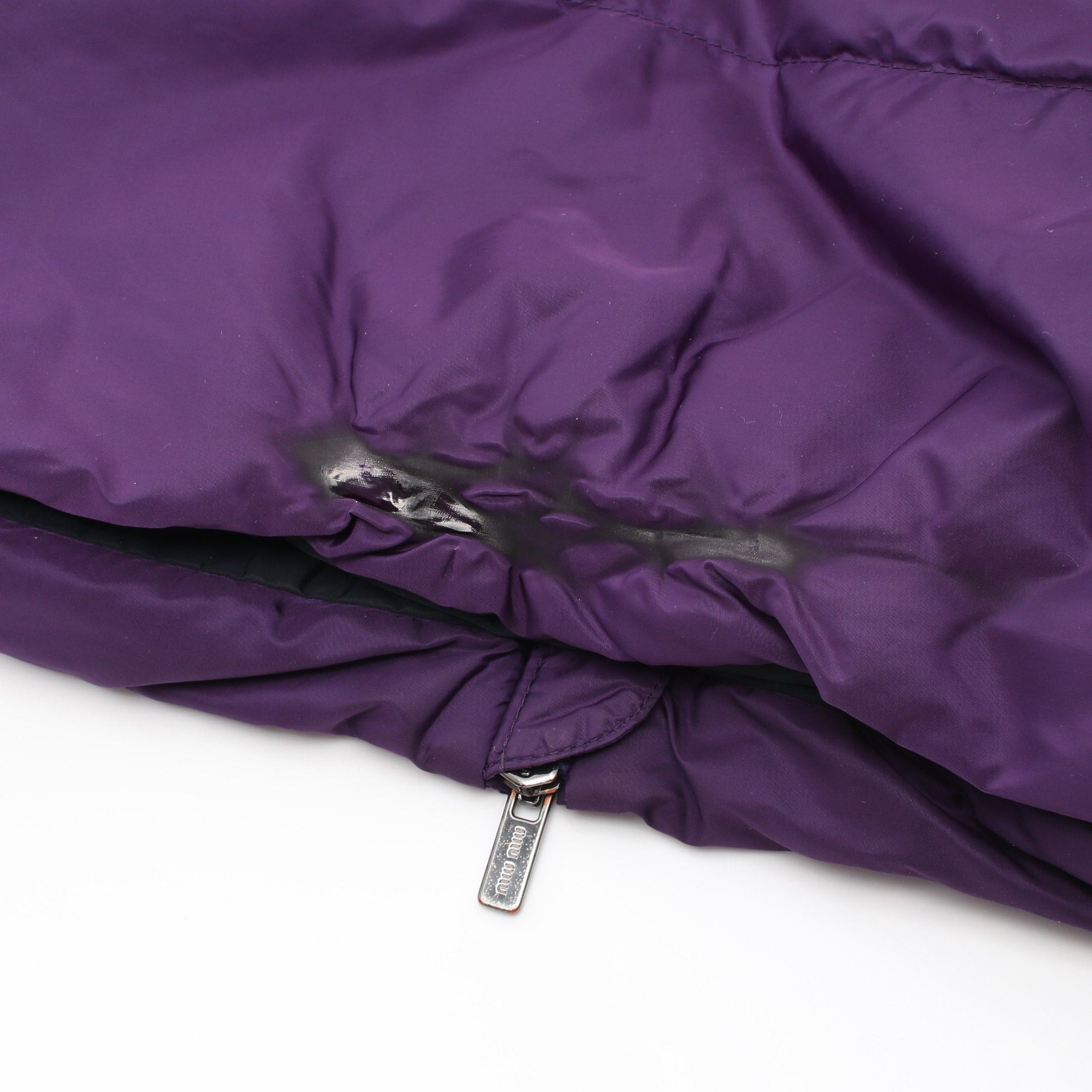 Miu Miu Miu Miu Down Jacket Nylon Purple Size ONE SIZE - 6 Thumbnail