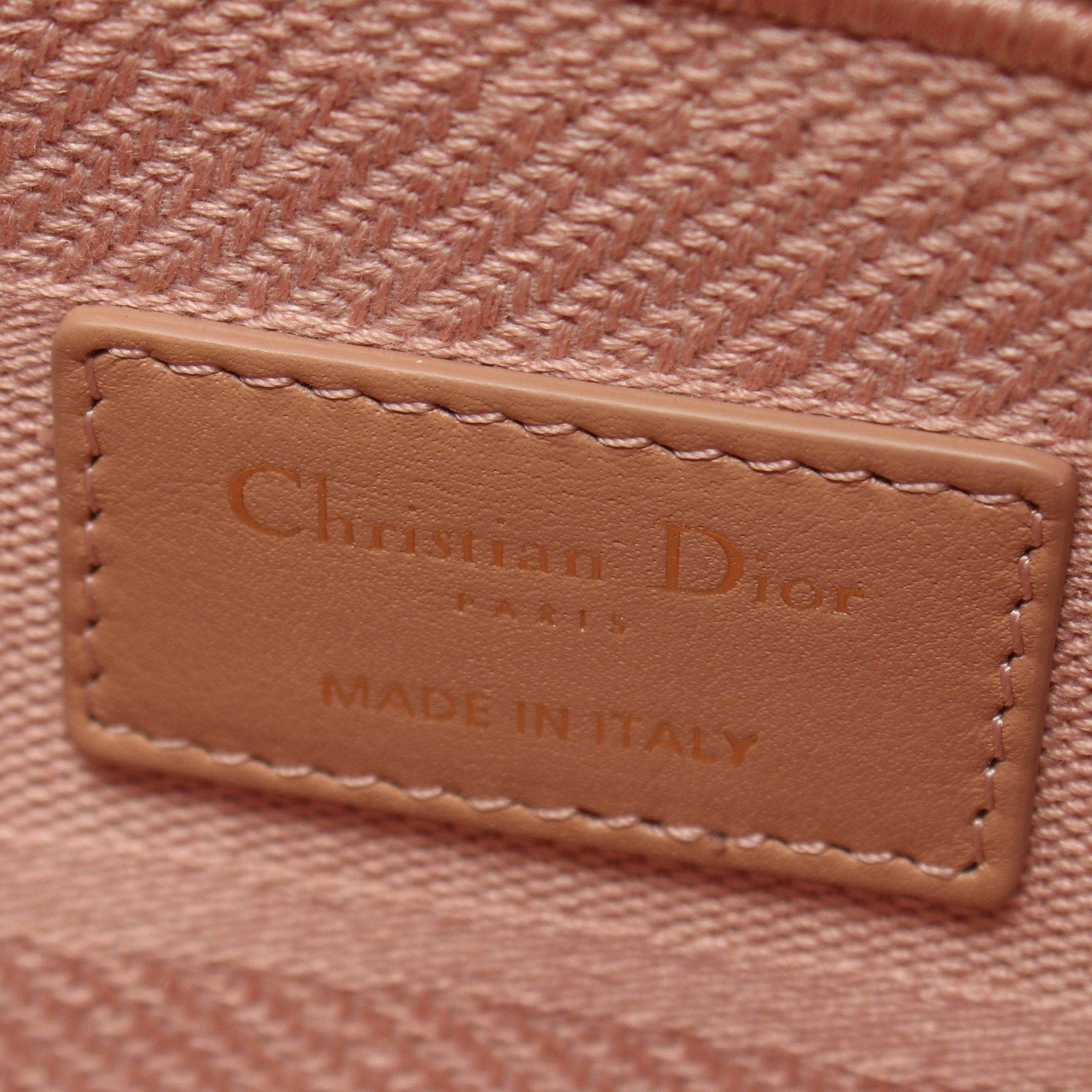 Dior Dior Lady Medium Bag Handbag Canvas Pink Size ONE SIZE - 4 Thumbnail