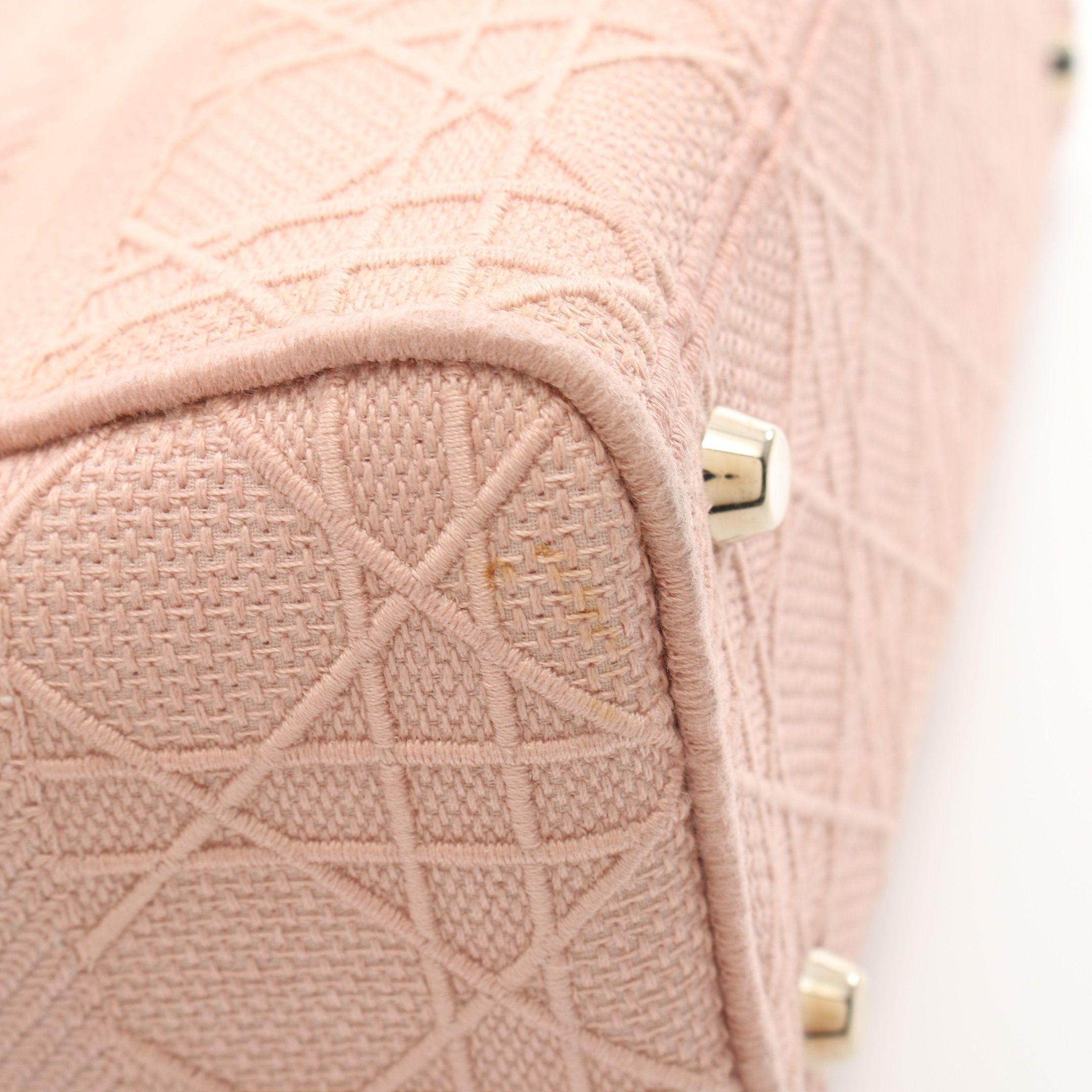 Dior Dior Lady Medium Bag Handbag Canvas Pink Size ONE SIZE - 5 Thumbnail