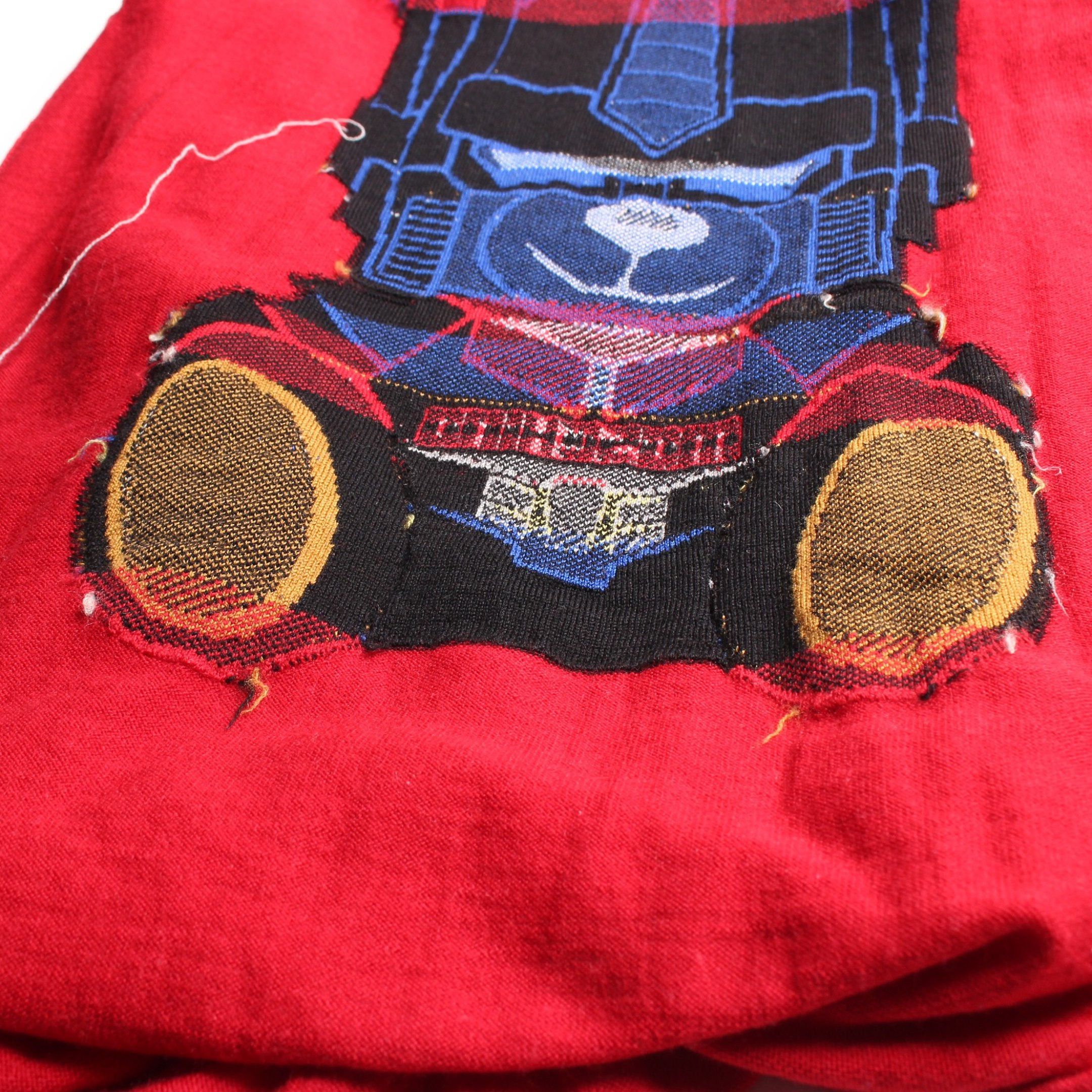 Moschino Moschino Transformers Bear Long Knit Wool Red Multicolor Size ONE SIZE - 6 Thumbnail