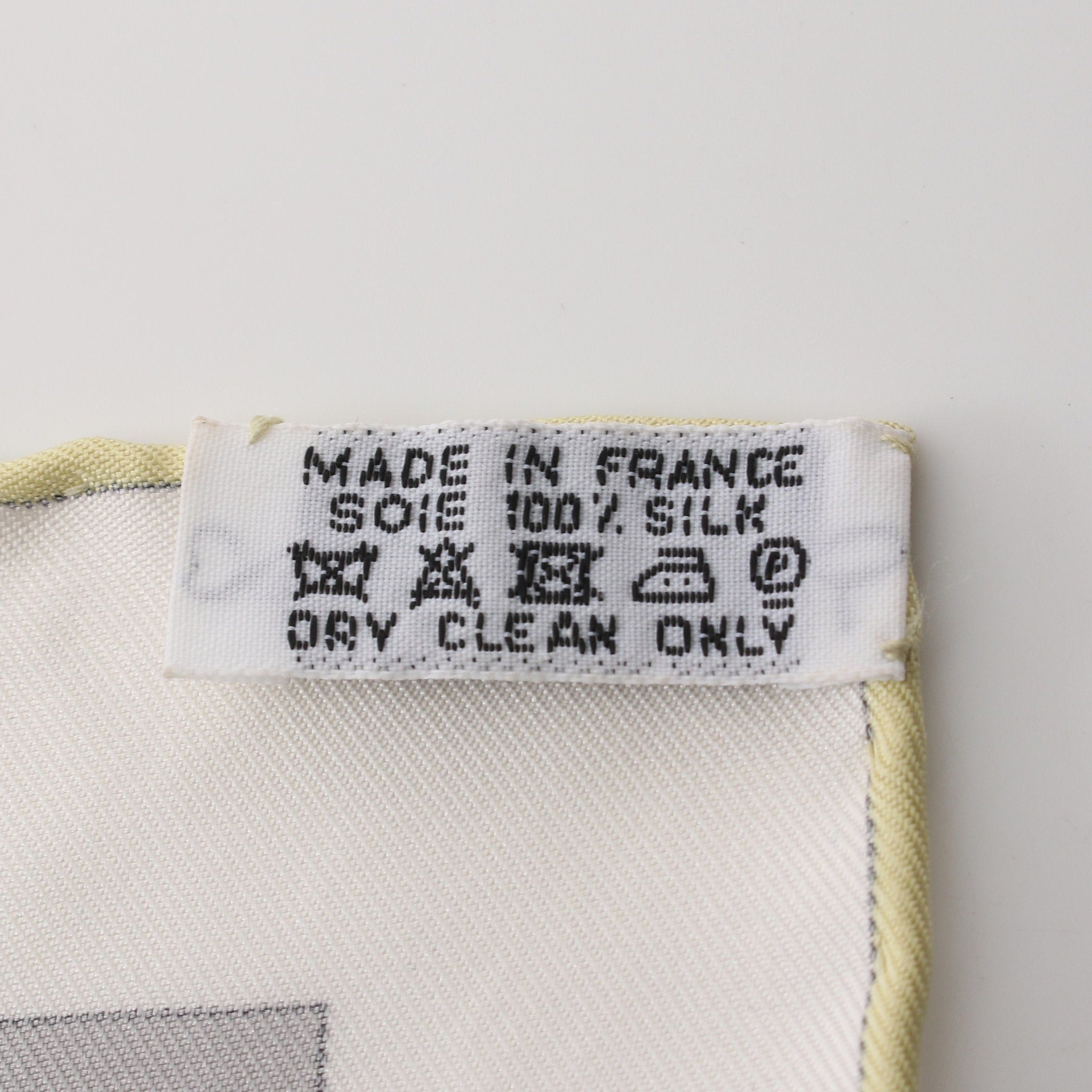 Hermes Hermes Carres 90 Merveilleuses Lanternes Scarf Silk Gray Multicolor Size ONE SIZE - 3 Thumbnail