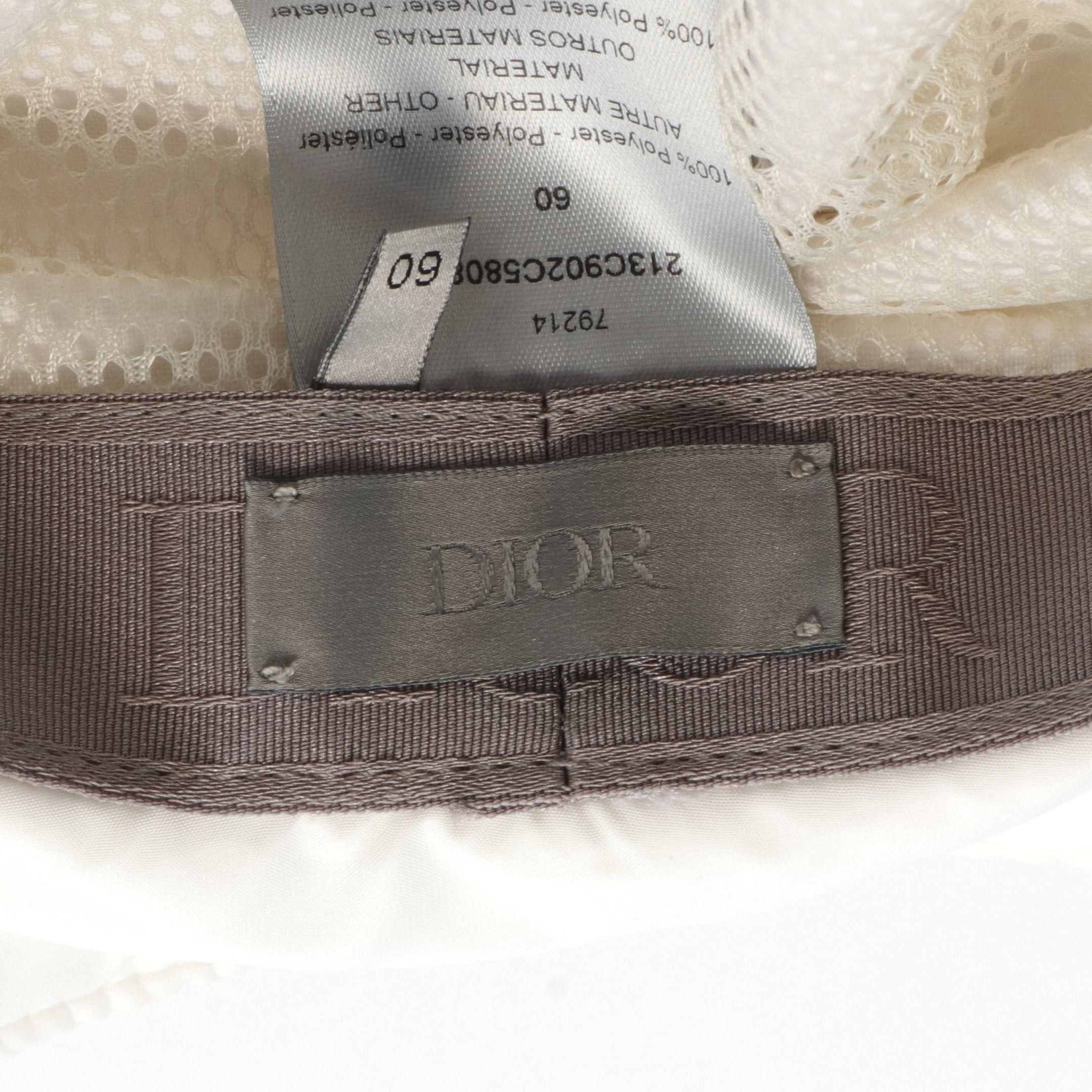 Dior Dior Safari Hat White Size ONE SIZE - 4 Thumbnail