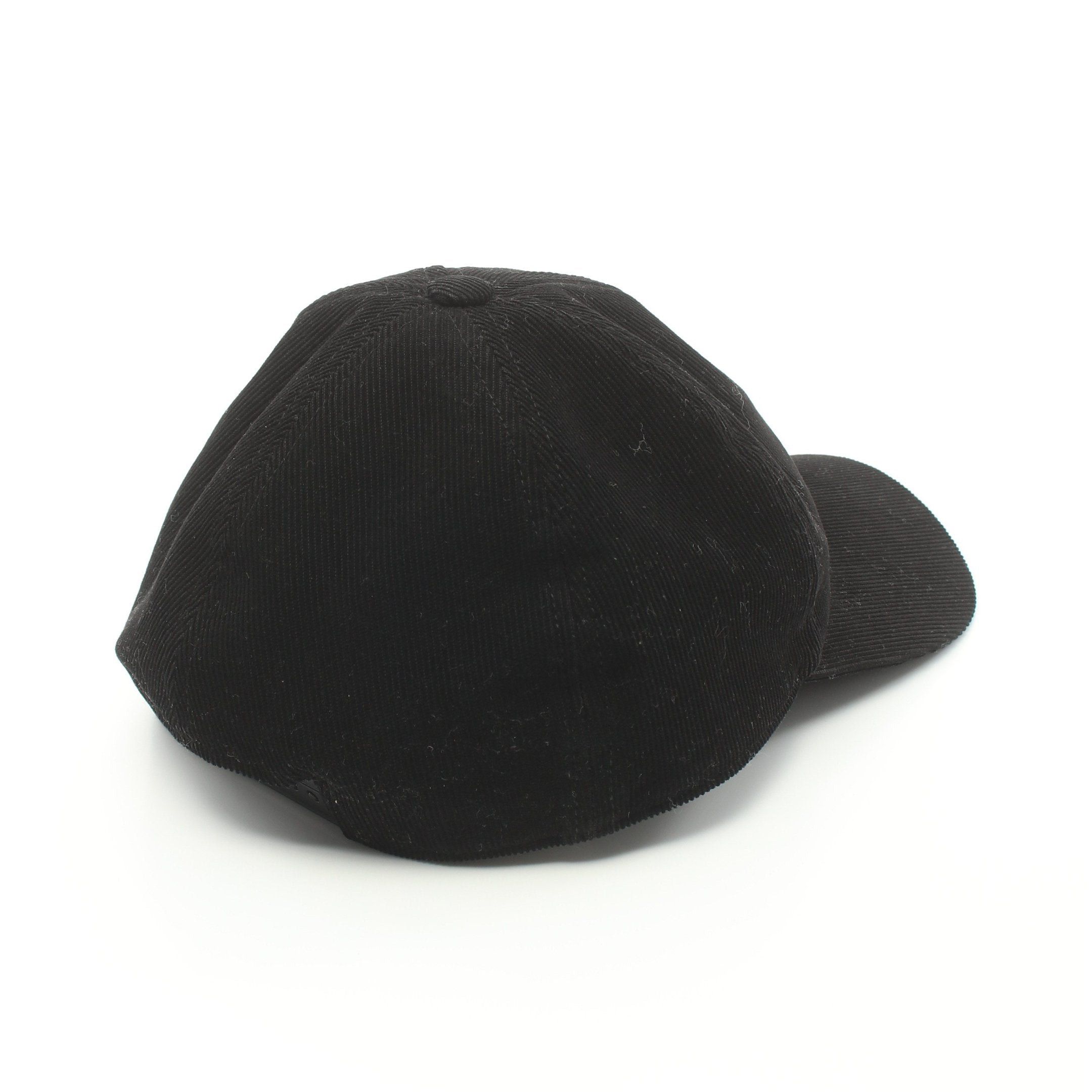 Rick Owens Rick Owens Baseball Cap Corduroy Black Size ONE SIZE - 2 Thumbnail