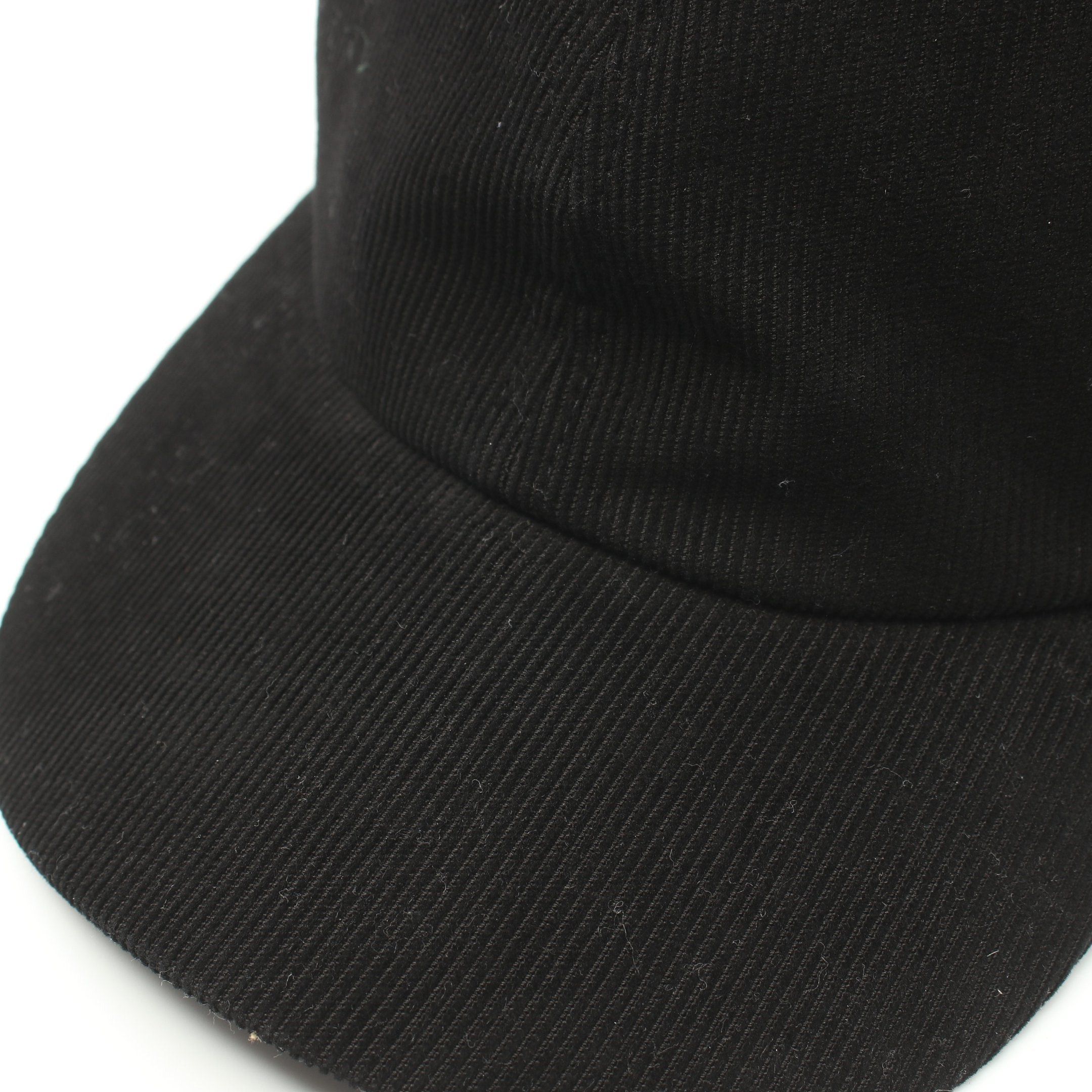 Rick Owens Rick Owens Baseball Cap Corduroy Black Size ONE SIZE - 7 Thumbnail