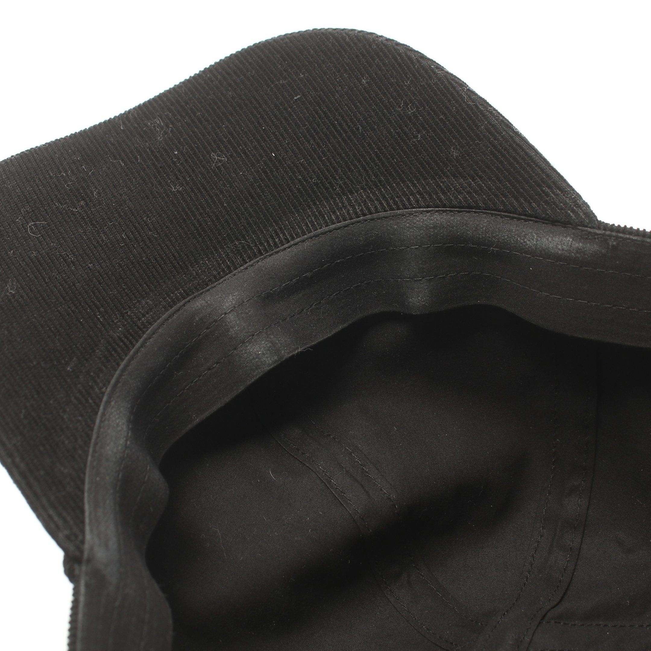 Rick Owens Rick Owens Baseball Cap Corduroy Black Size ONE SIZE - 6 Thumbnail