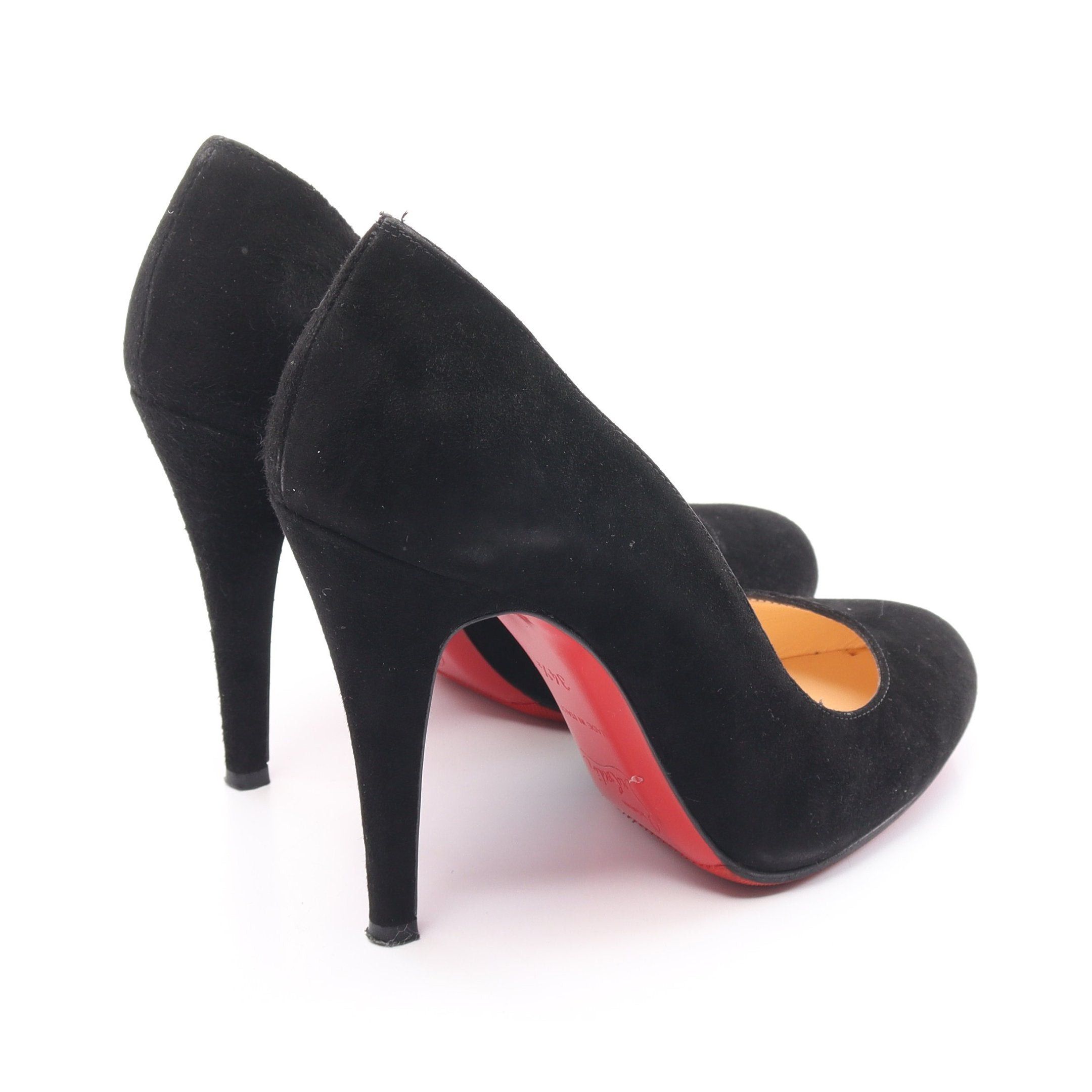 Christian Louboutin Christian Louboutin Pumps Suede Black Size ONE SIZE - 2 Thumbnail