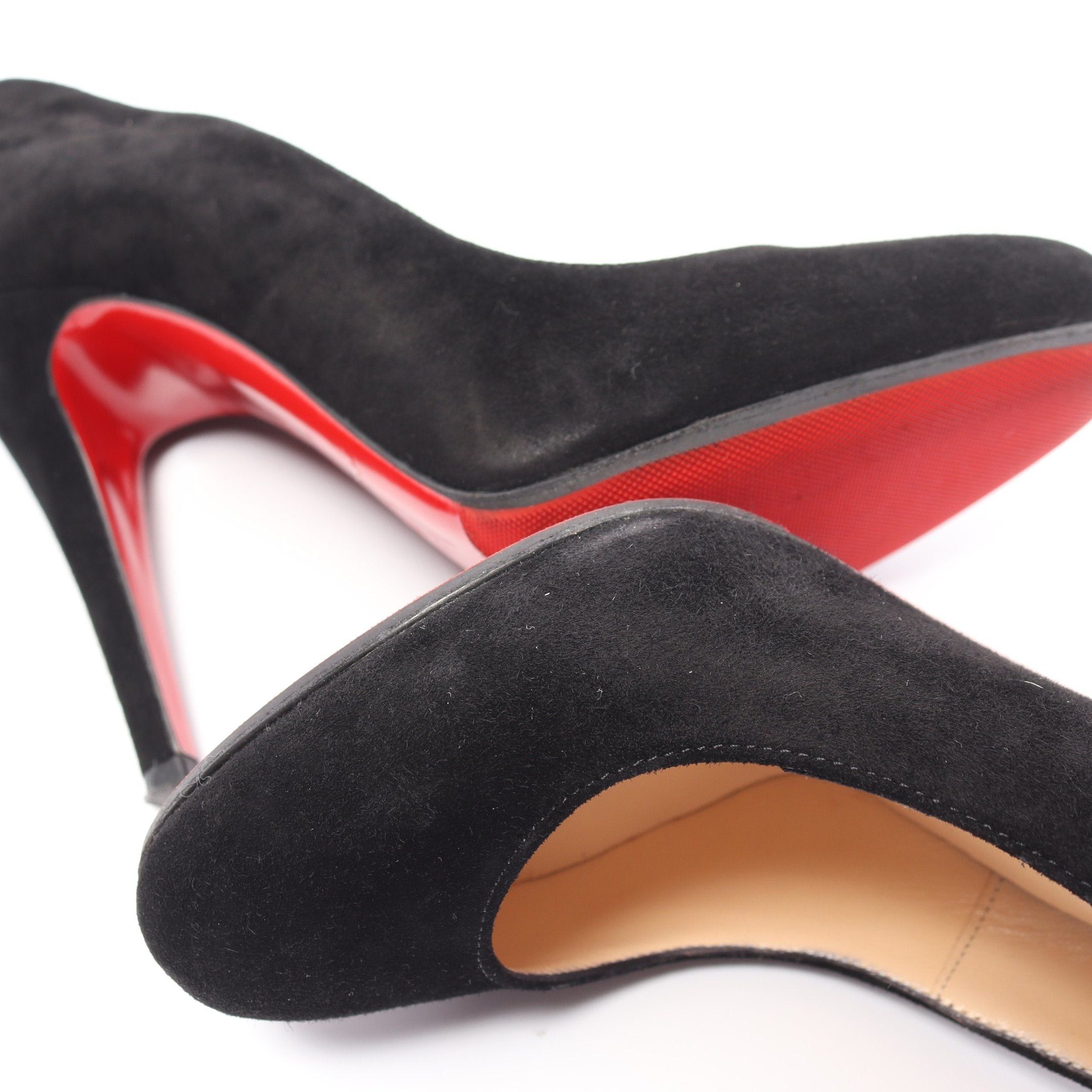 Christian Louboutin Christian Louboutin Pumps Suede Black Size ONE SIZE - 9 Thumbnail
