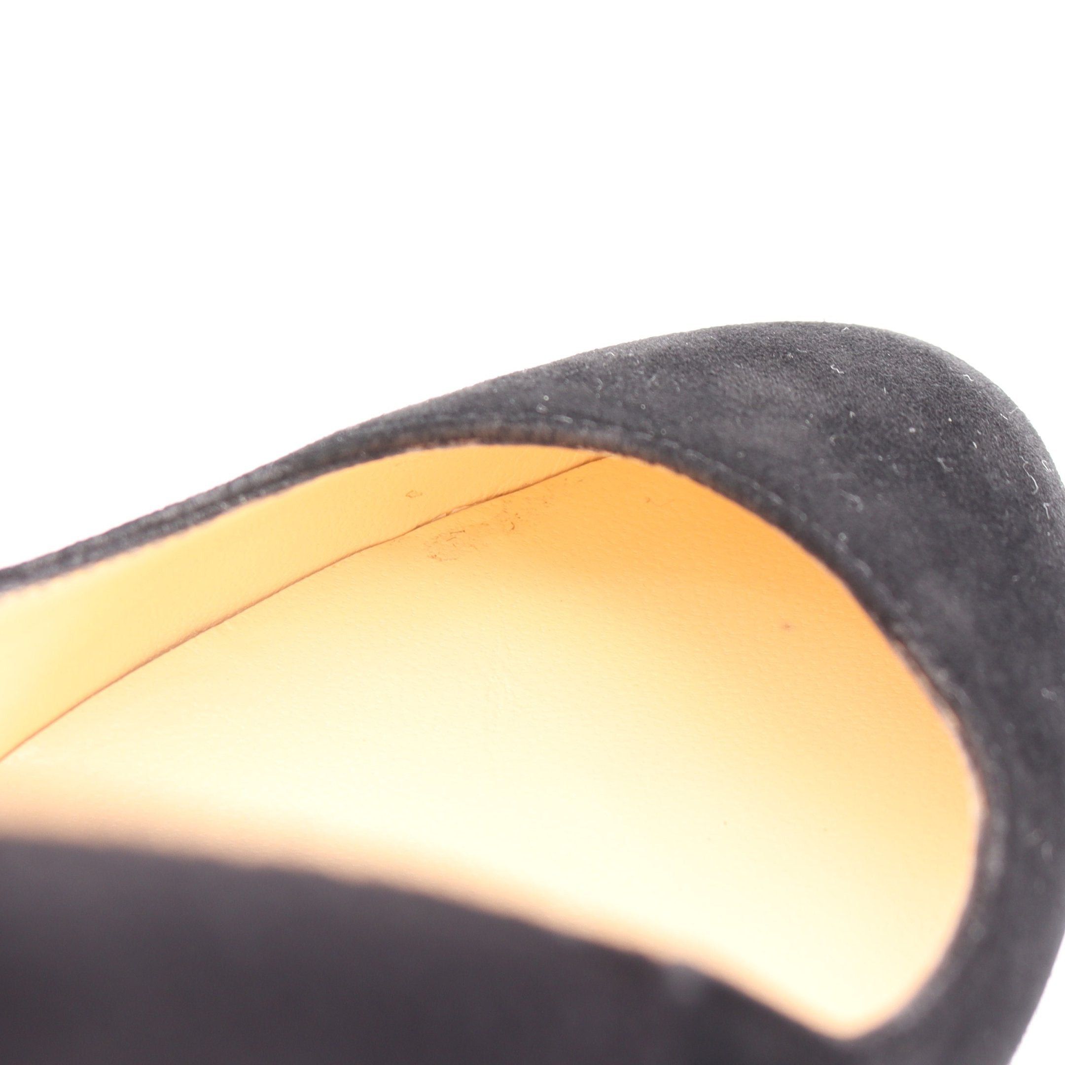Christian Louboutin Christian Louboutin Ron 85 Pumps Suede Black Size ONE SIZE - 8 Thumbnail