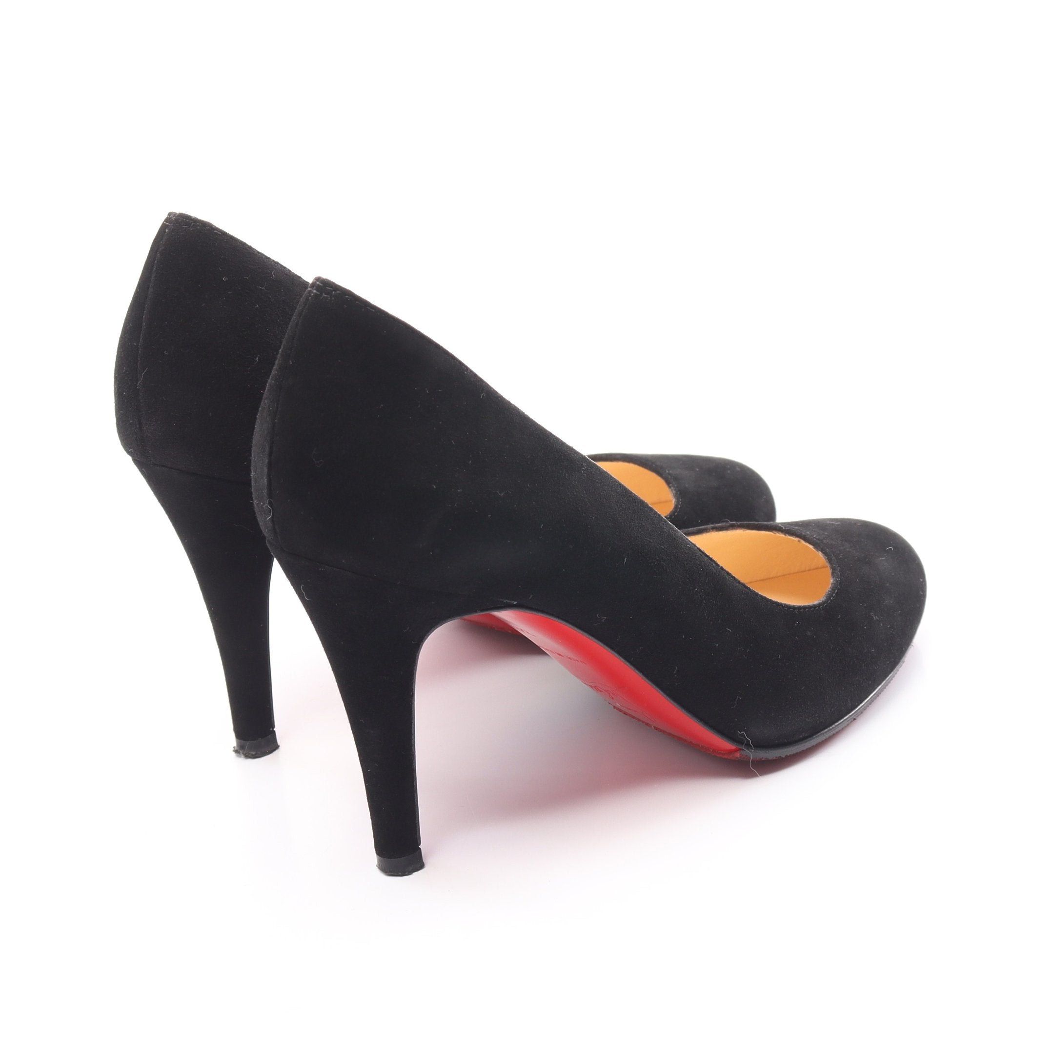 Christian Louboutin Christian Louboutin Ron 85 Pumps Suede Black Size ONE SIZE - 2 Thumbnail