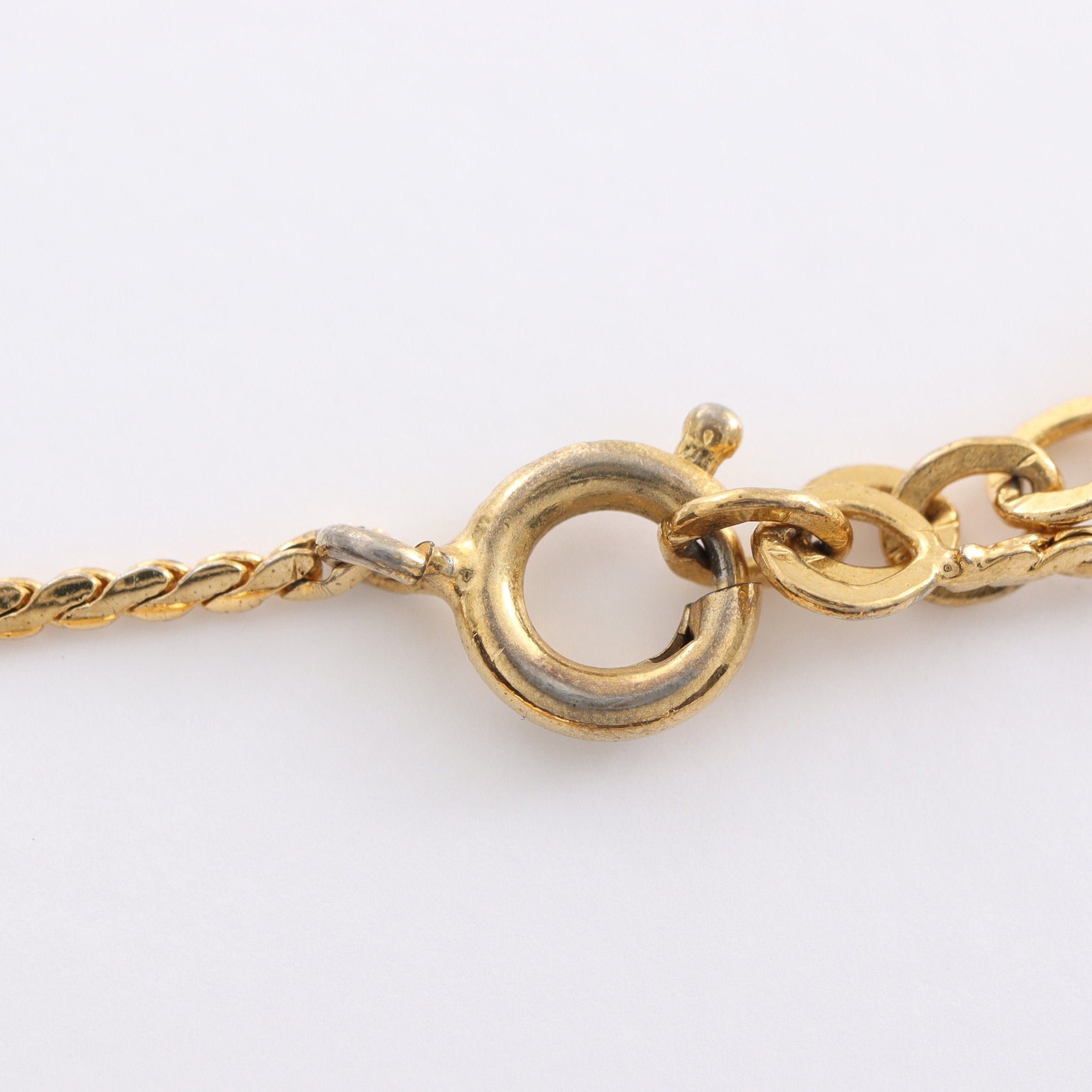 Dior Dior Cd Logo Necklace Gp Rhinestone Gold Clear Size ONE SIZE - 3 Thumbnail