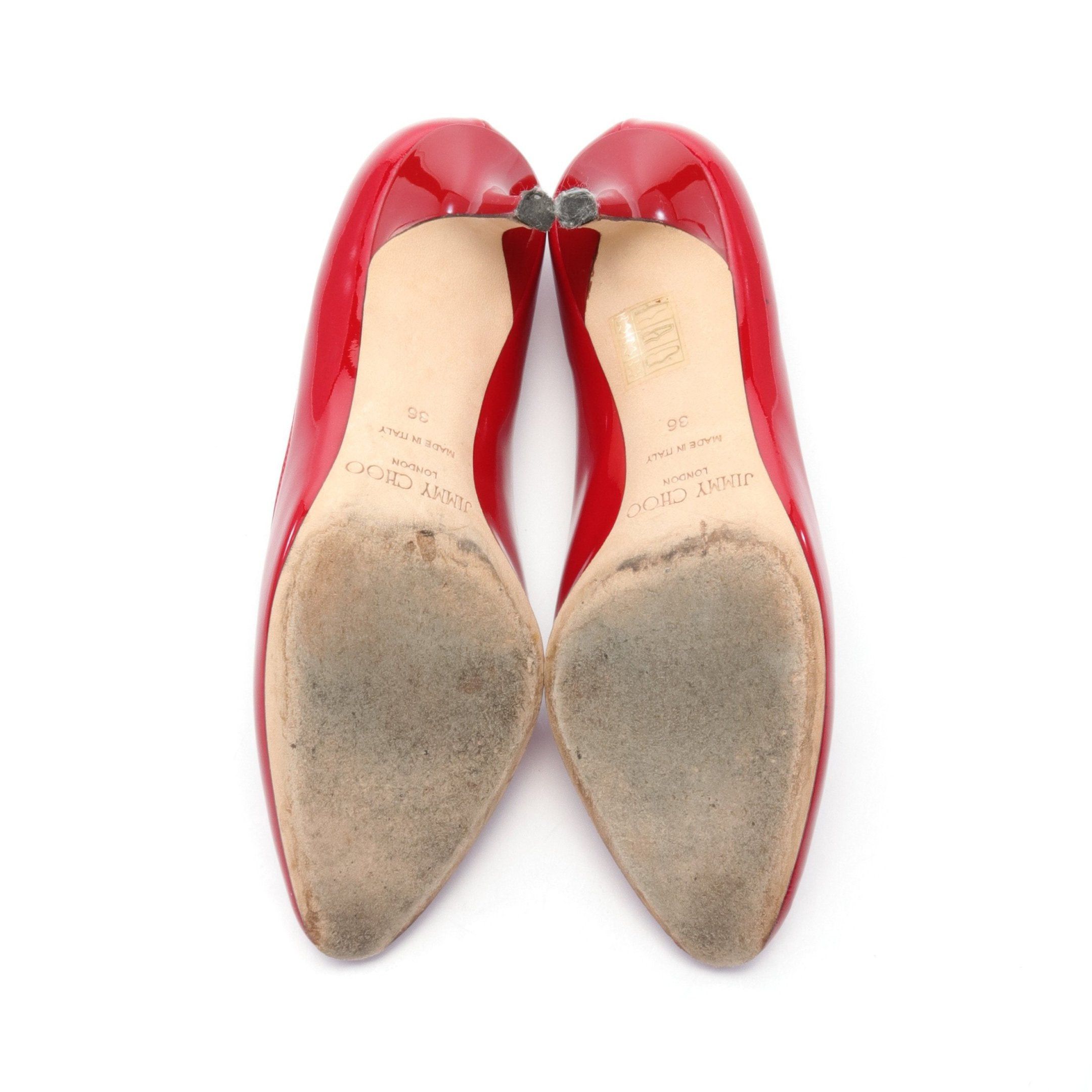 Jimmy Choo Jimmy Choo Irena Pumps Patent Leather Red Size ONE SIZE - 4 Thumbnail