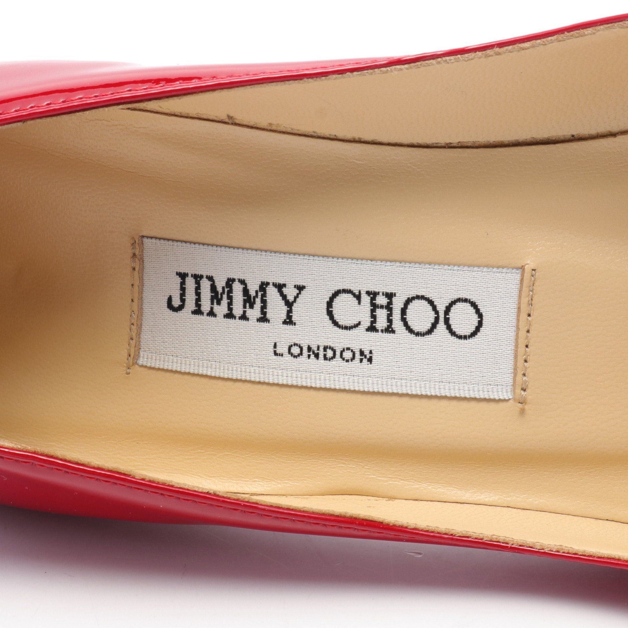 Jimmy Choo Jimmy Choo Irena Pumps Patent Leather Red Size ONE SIZE - 5 Thumbnail