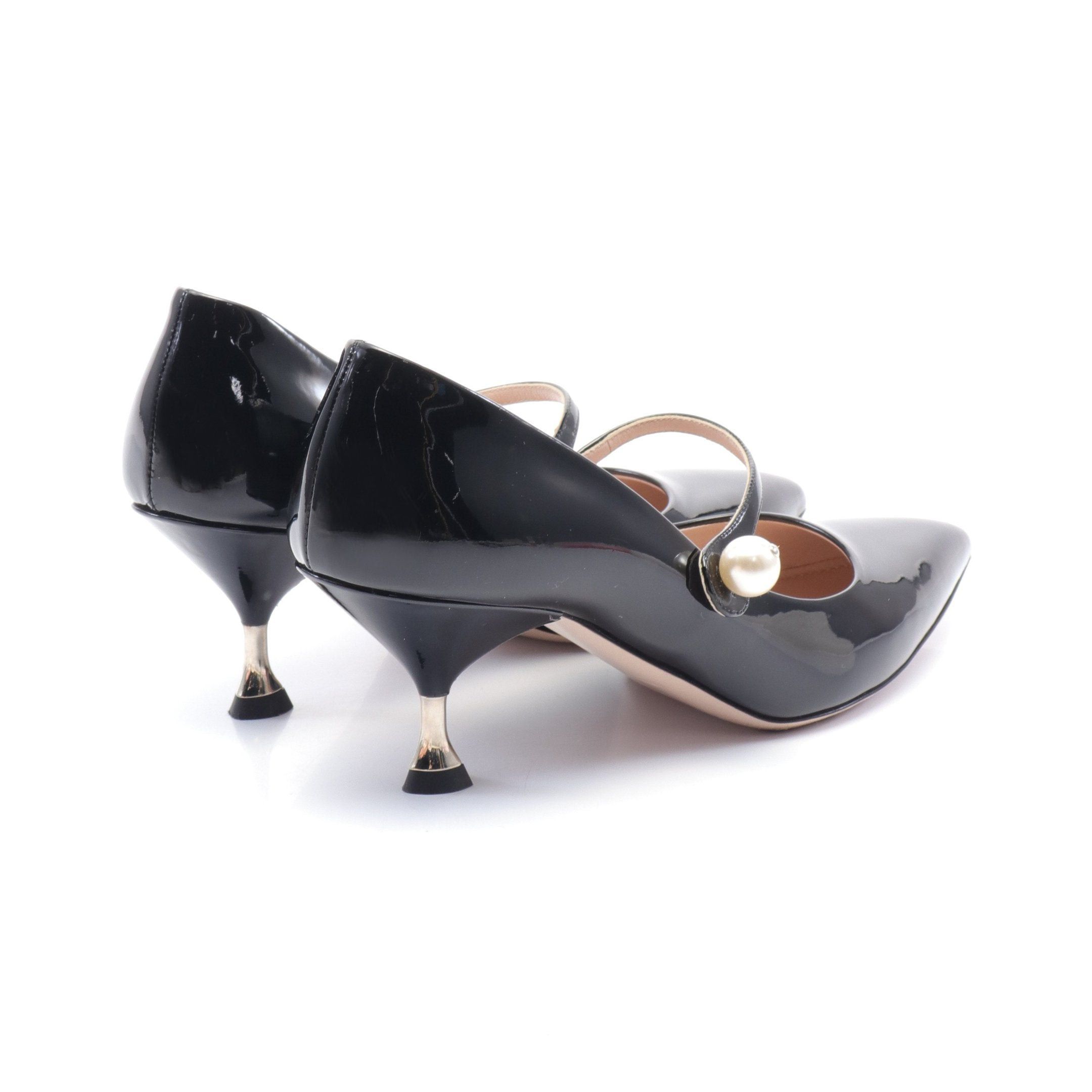Miu Miu Miu Miu Pumps Patent Leather Black Size ONE SIZE - 2 Thumbnail