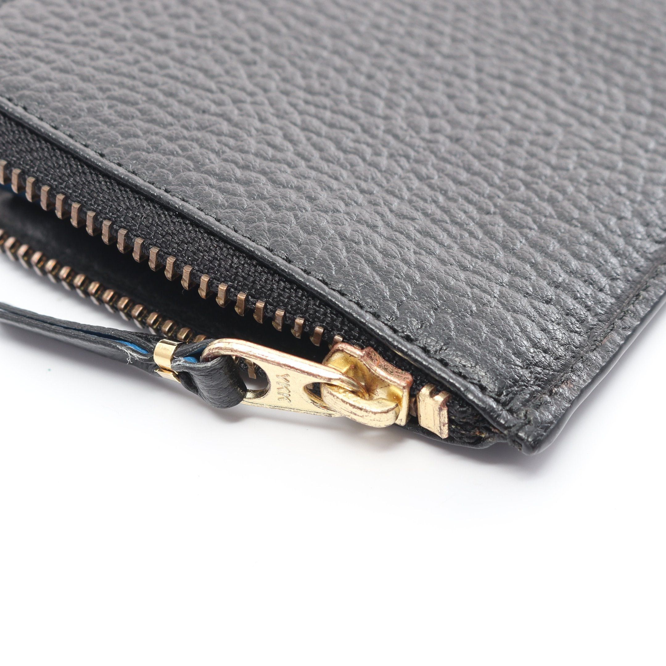 Comme des Garcons Comme Des Garcons L-Shaped Zipper Compact Wallet Coin Purse Leather Black Size ONE SIZE - 7 Thumbnail