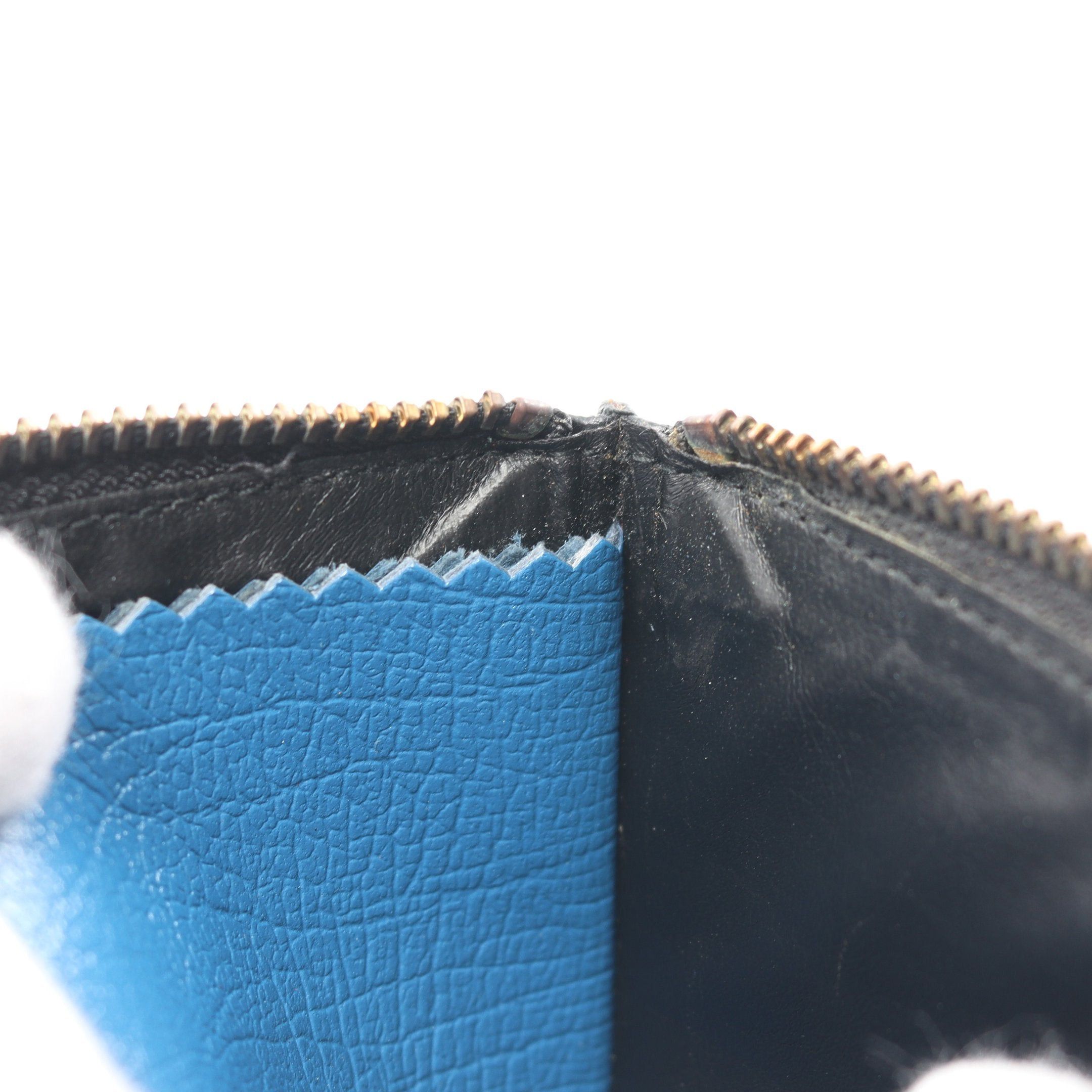 Comme des Garcons Comme Des Garcons L-Shaped Zipper Compact Wallet Coin Purse Leather Black Size ONE SIZE - 6 Thumbnail