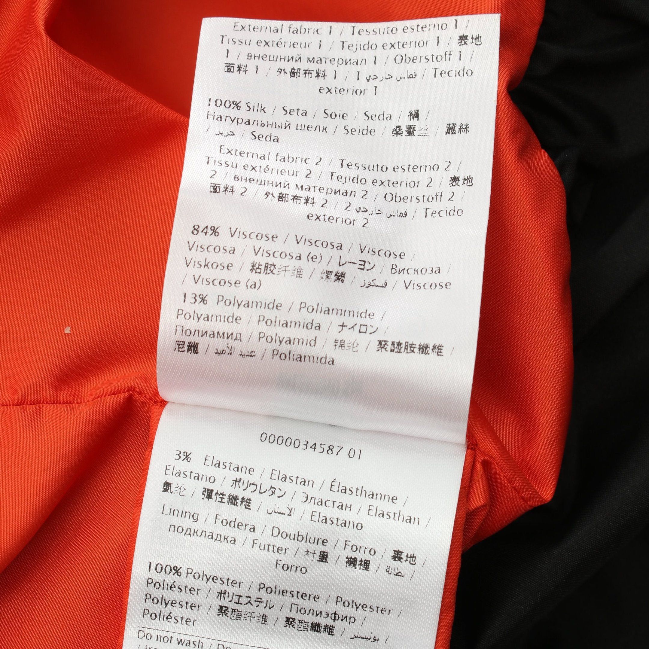 Valentino Valentino Blouson Silk Black Size ONE SIZE - 5 Thumbnail