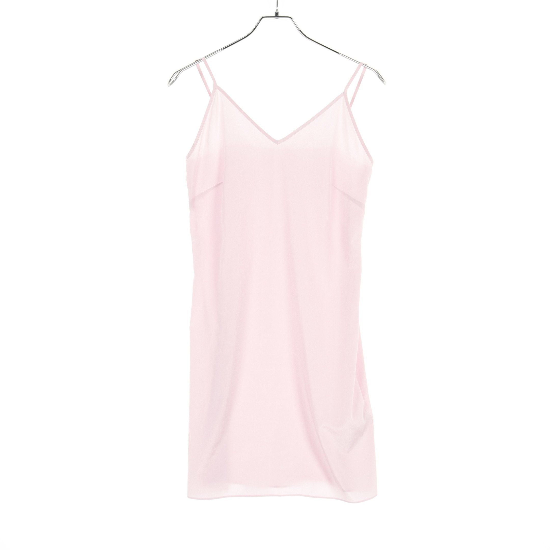 Victoria Beckham Victoria Beckham Tiered Black Chemise Midi Dress One Piece Silk Pink Size ONE SIZE - 3 Thumbnail