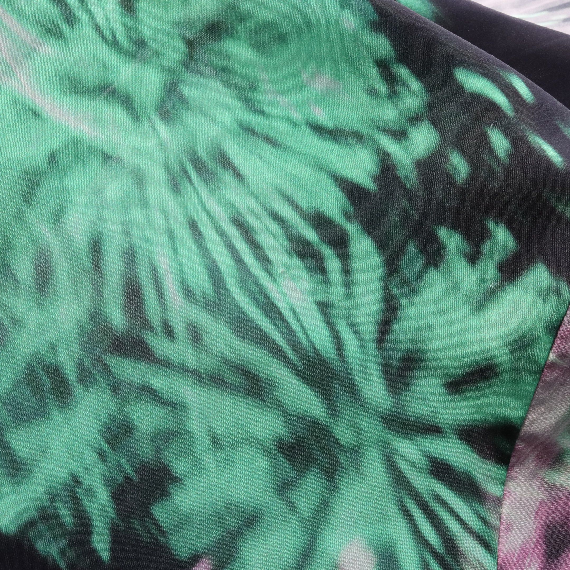 Dries Van Noten Dries Van Noten Camisole One Piece Lace Silk Black Light Green Purple Size ONE SIZE - 8 Thumbnail