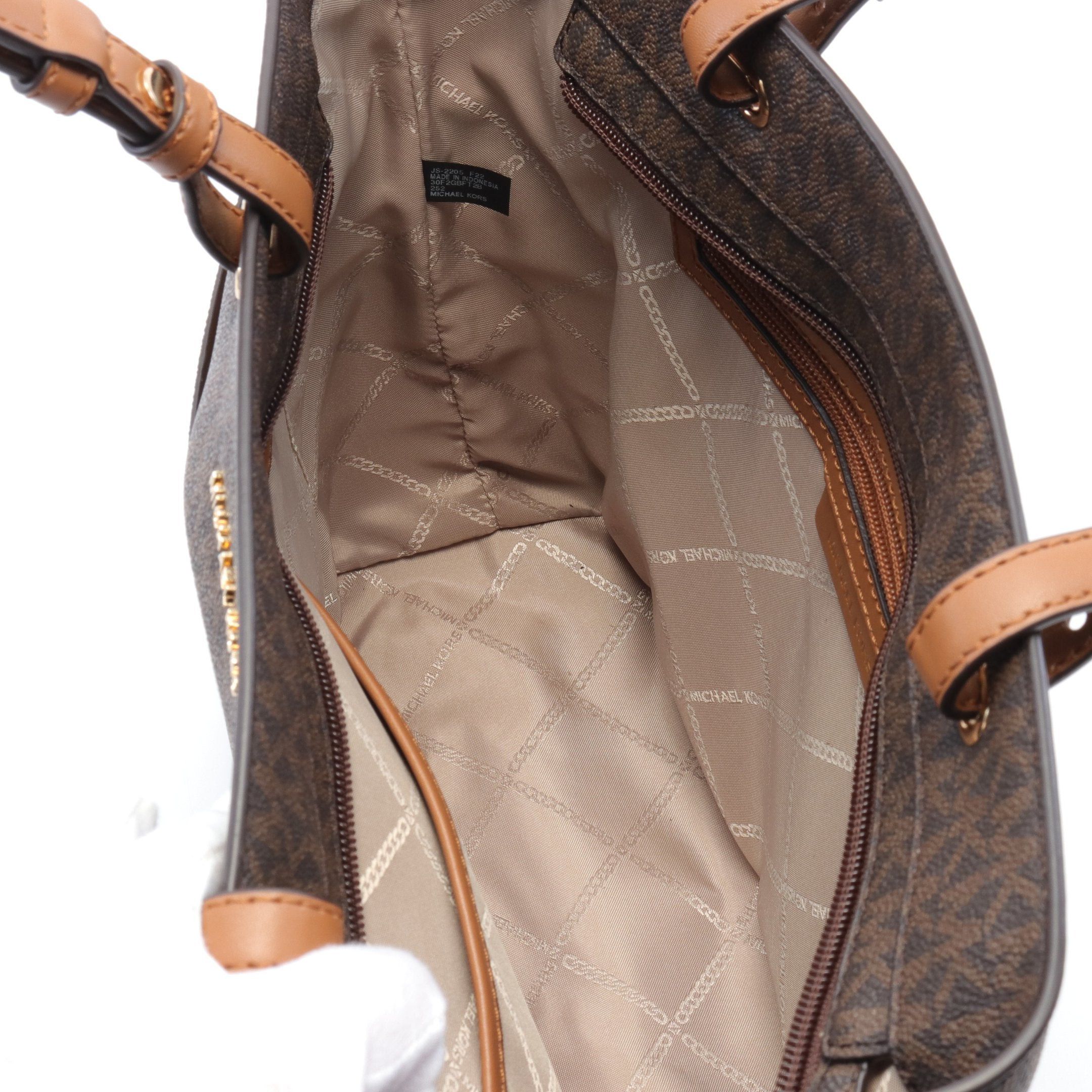 Michael Kors Michael Kors Bedford Shoulder Bag Tote Leather Dark Brown Size ONE SIZE - 3 Thumbnail