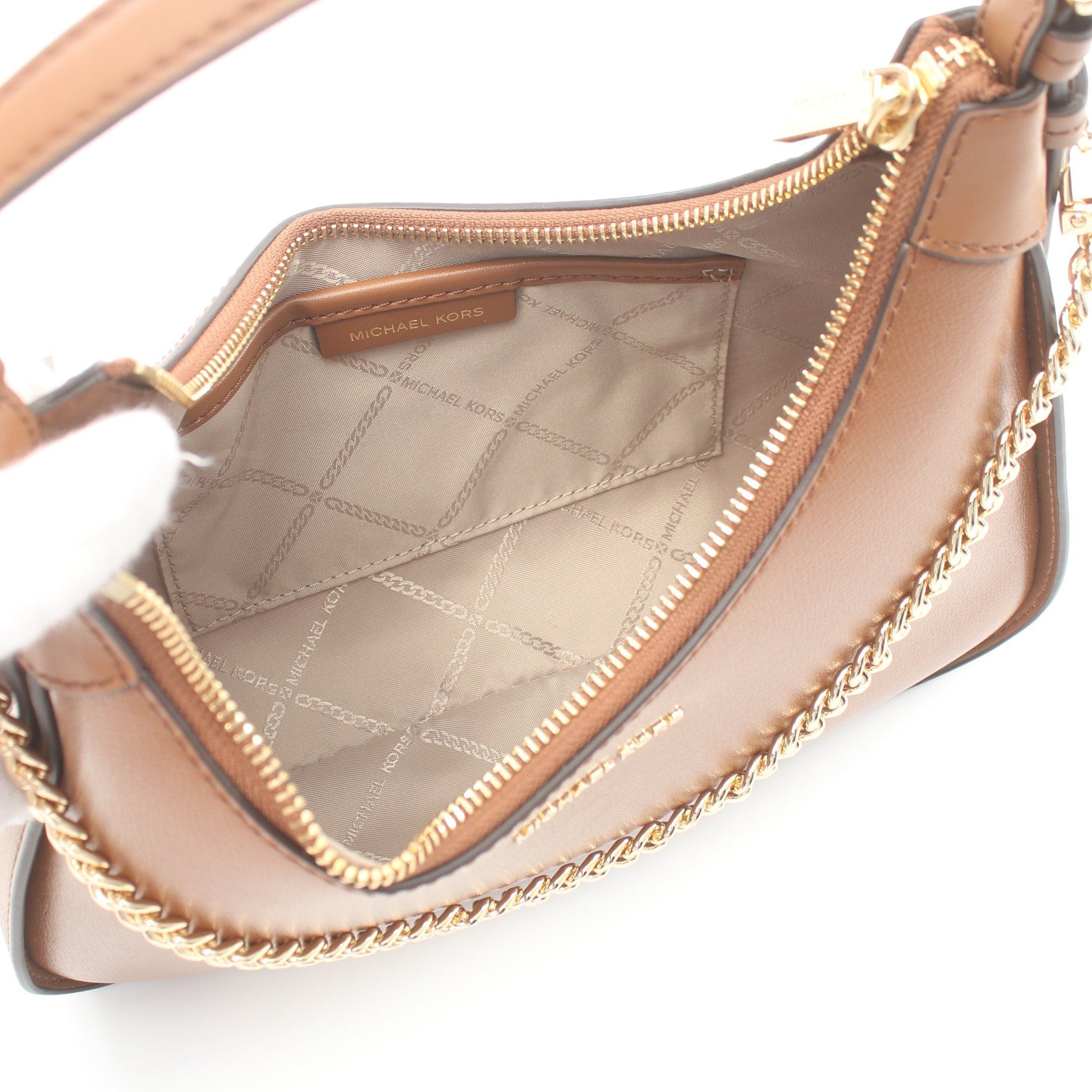 Michael Kors Michael Kors Wilma One Shoulder Bag Leather Brown Size ONE SIZE - 3 Thumbnail