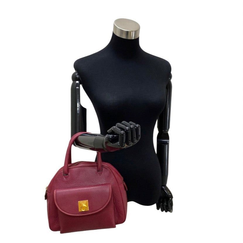 Celine Celine Handbag Wine Leather Size ONE SIZE - 2 Thumbnail