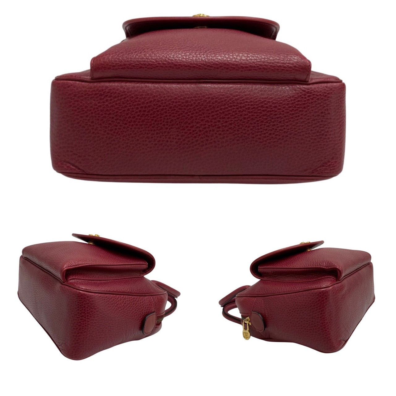 Celine Celine Handbag Wine Leather Size ONE SIZE - 6 Thumbnail