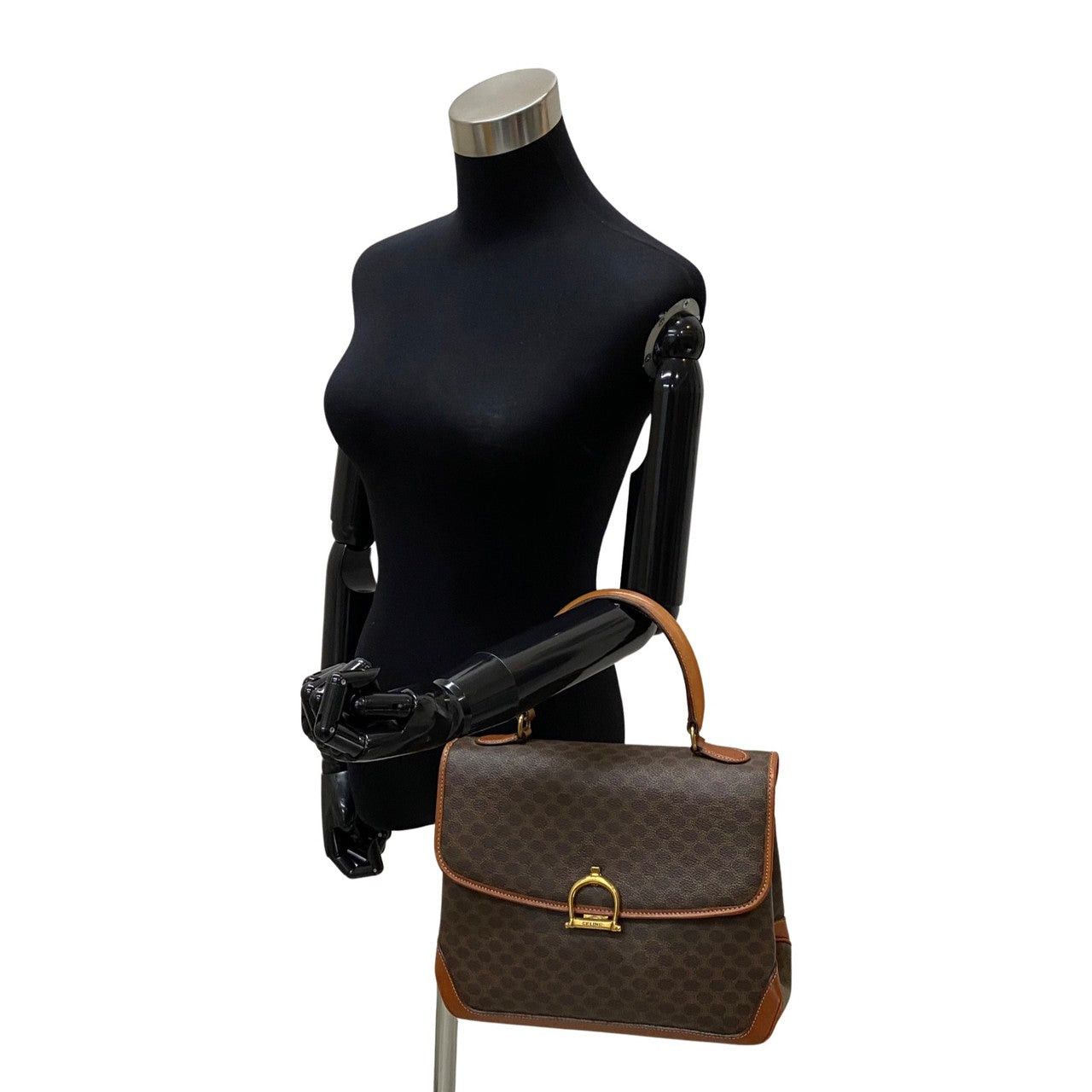 Celine Celine Handbag Brown Leather Size ONE SIZE - 2 Thumbnail