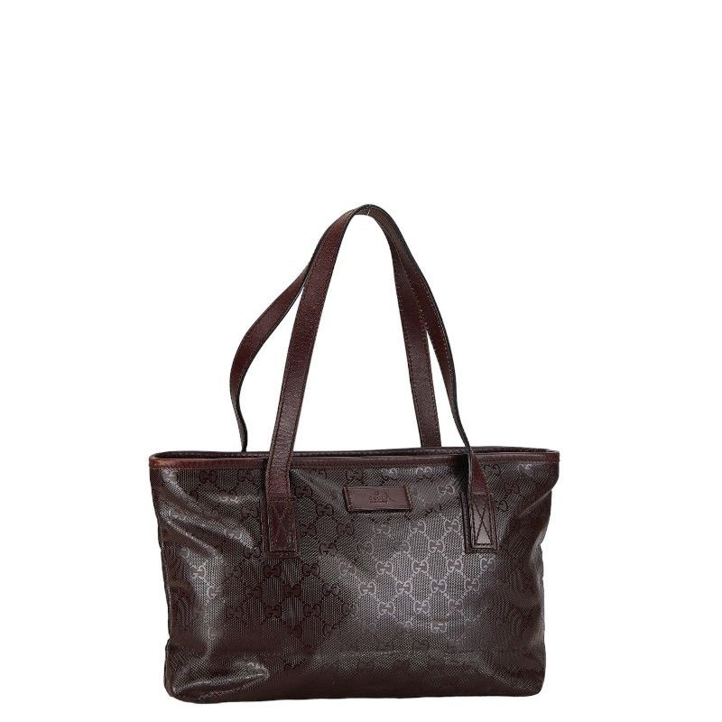 Gucci Gucci Gucci GG Imprime Tote Bag PVC Leather 213138 Plastic Tote Bag 213138 in Very Good Condition Size ONE SIZE - 2 Thumbnail