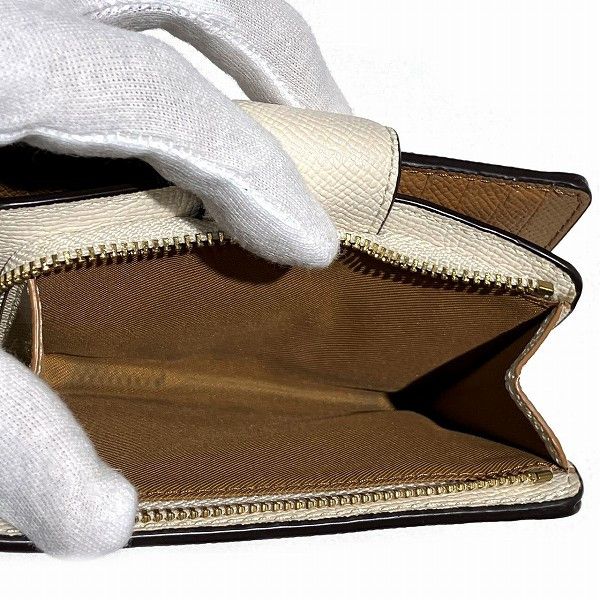 Coach Coach Coach Leather Medium Corner Zip Wallet 6390 Leather Short Wallet 6390 in Good Condition Size ONE SIZE - 5 Thumbnail