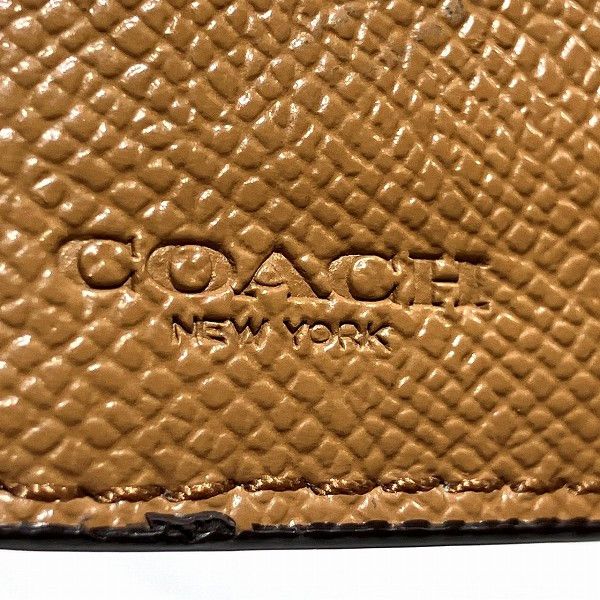 Coach Coach Coach Leather Medium Corner Zip Wallet 6390 Leather Short Wallet 6390 in Good Condition Size ONE SIZE - 4 Thumbnail