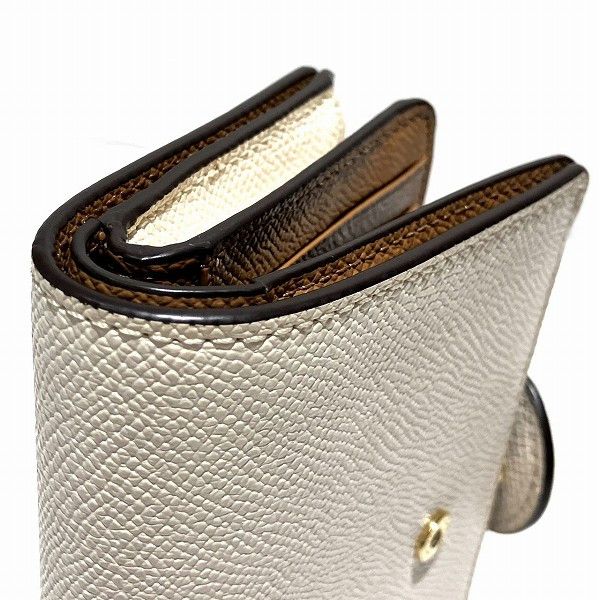 Coach Coach Coach Leather Medium Corner Zip Wallet 6390 Leather Short Wallet 6390 in Good Condition Size ONE SIZE - 3 Thumbnail