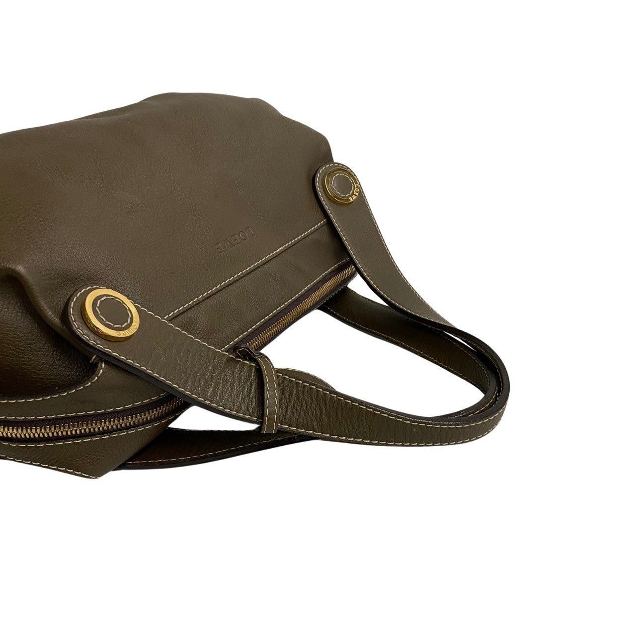 Loewe Loewe Handbag Brown Leather Size ONE SIZE - 7 Thumbnail