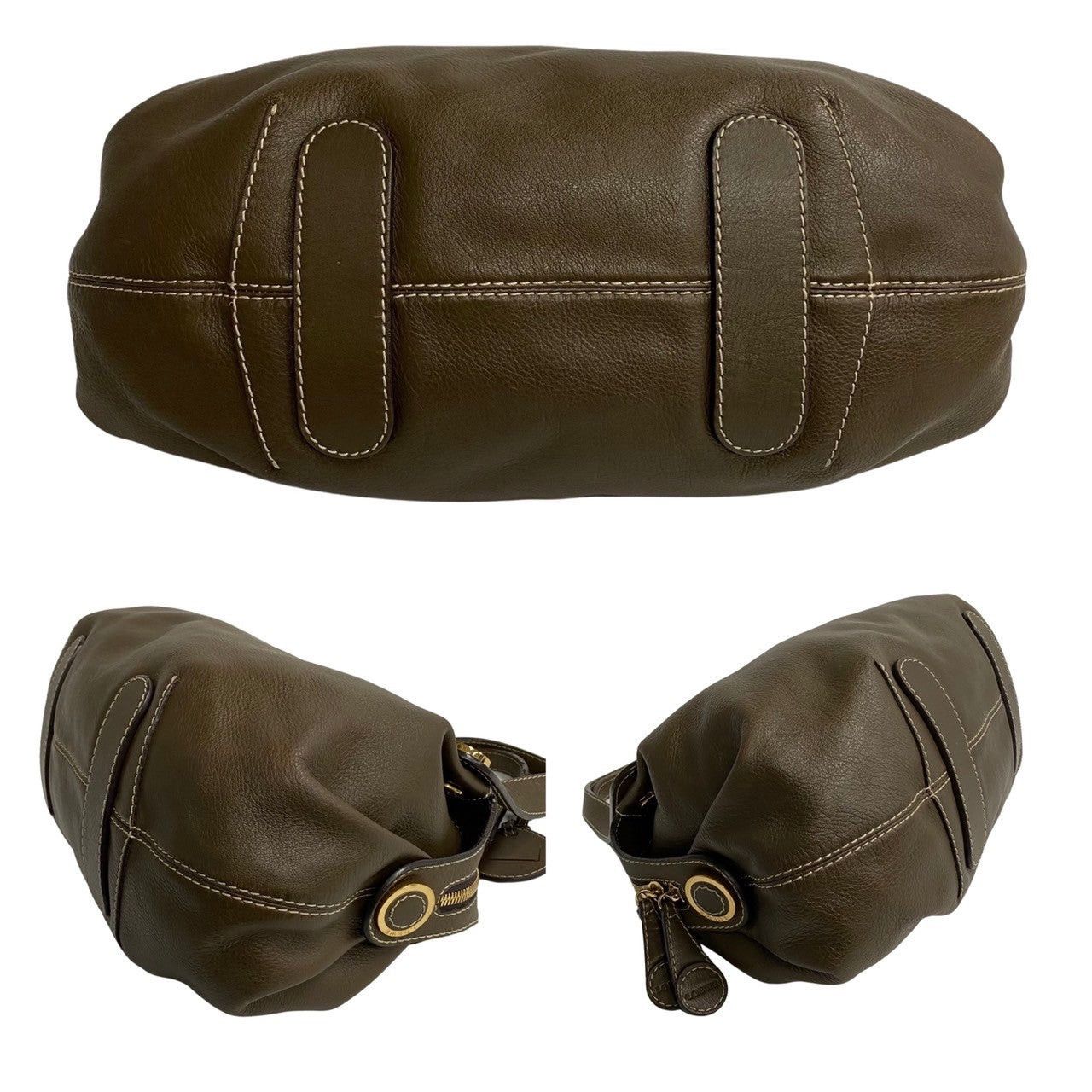 Loewe Loewe Handbag Brown Leather Size ONE SIZE - 8 Thumbnail