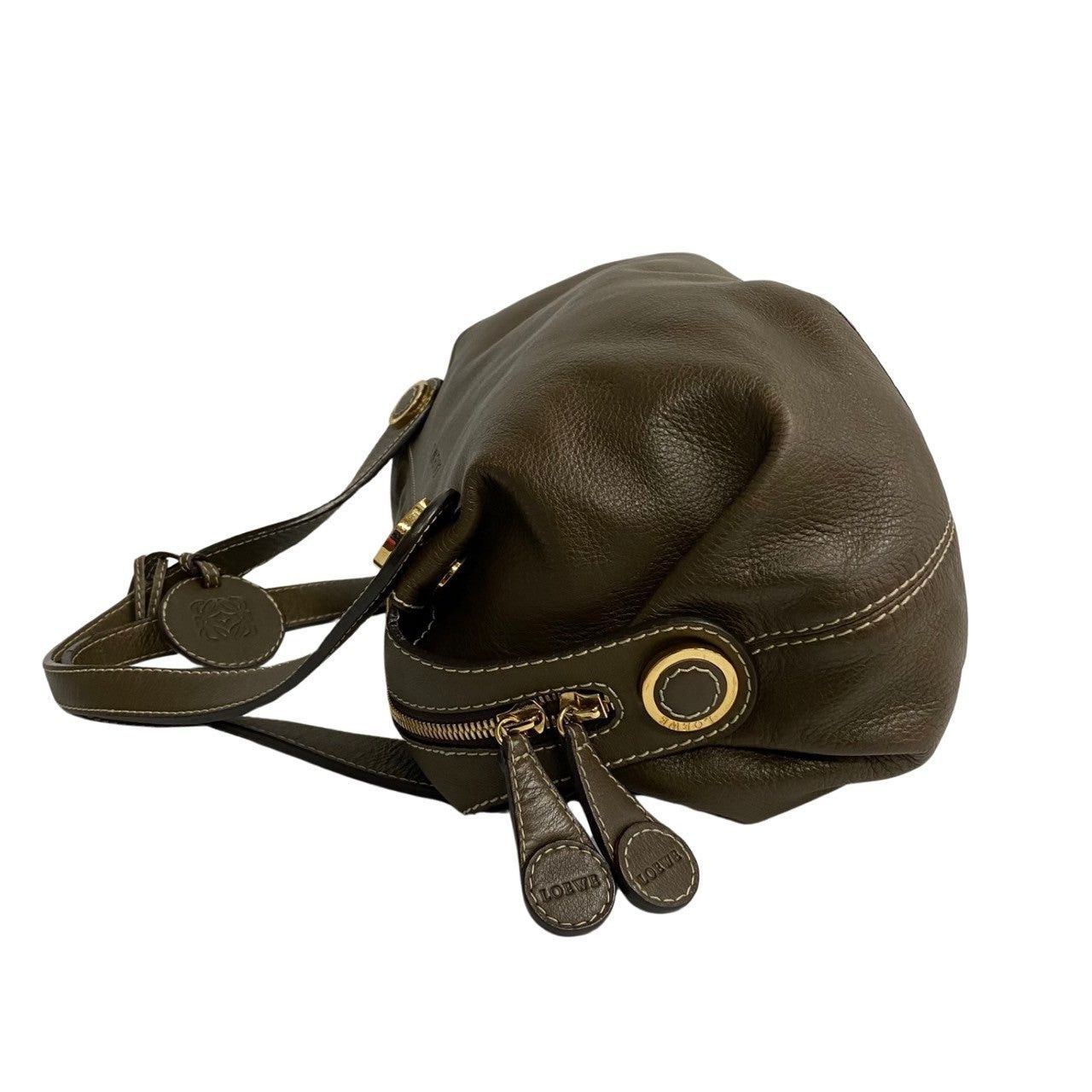 Loewe Loewe Handbag Brown Leather Size ONE SIZE - 5 Thumbnail