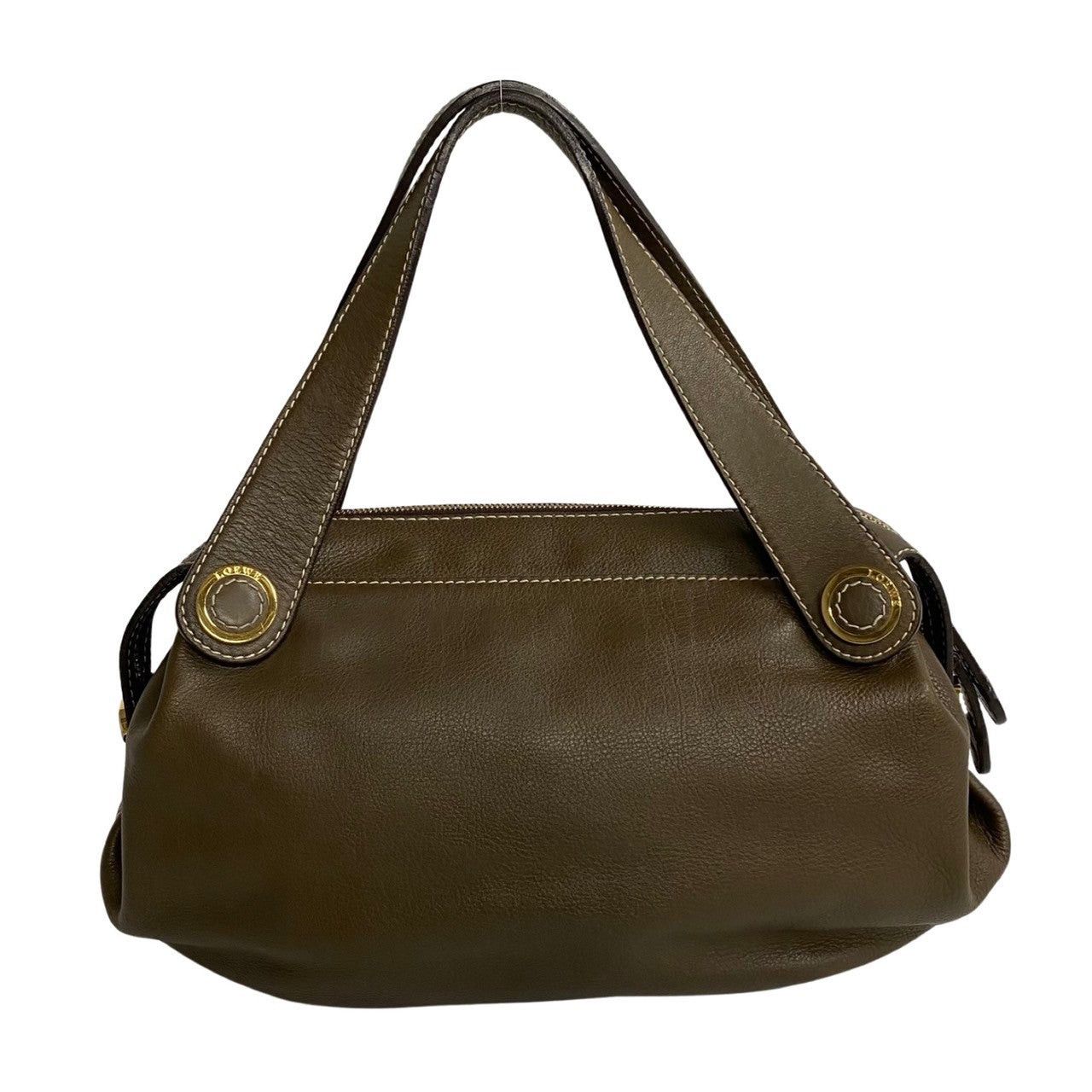 Loewe Loewe Handbag Brown Leather Size ONE SIZE - 4 Thumbnail